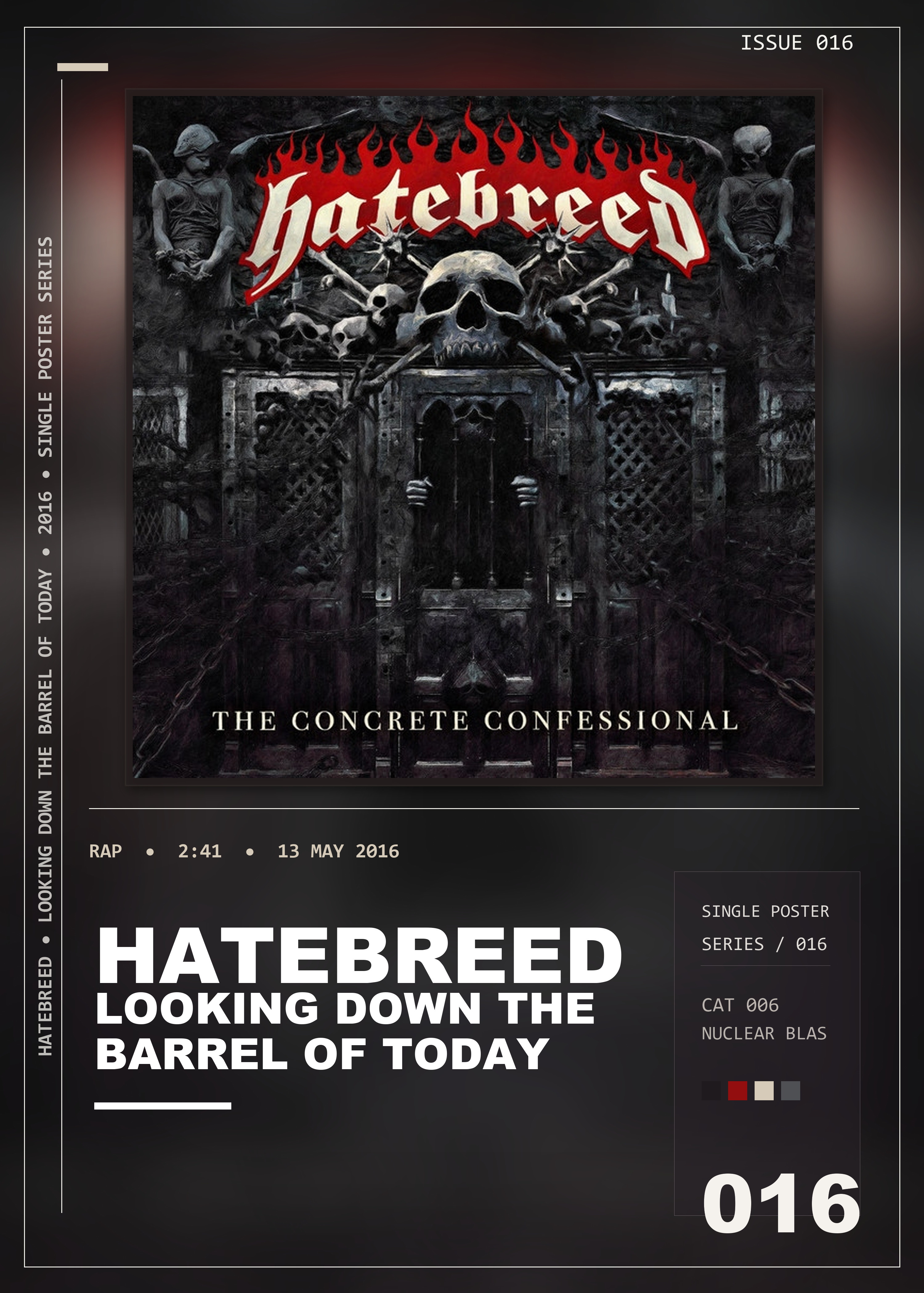 Music poster: Hatebreed - Looking Down The Barrel Of Today