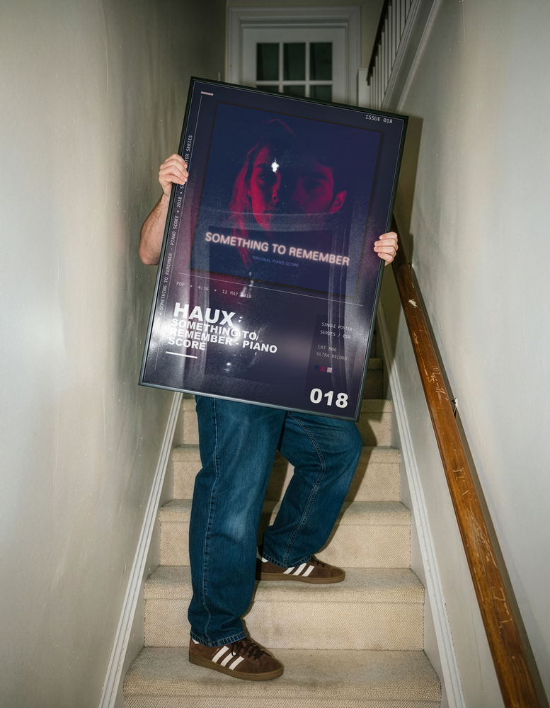 Music poster: Haux - Something To Remember - Piano Score