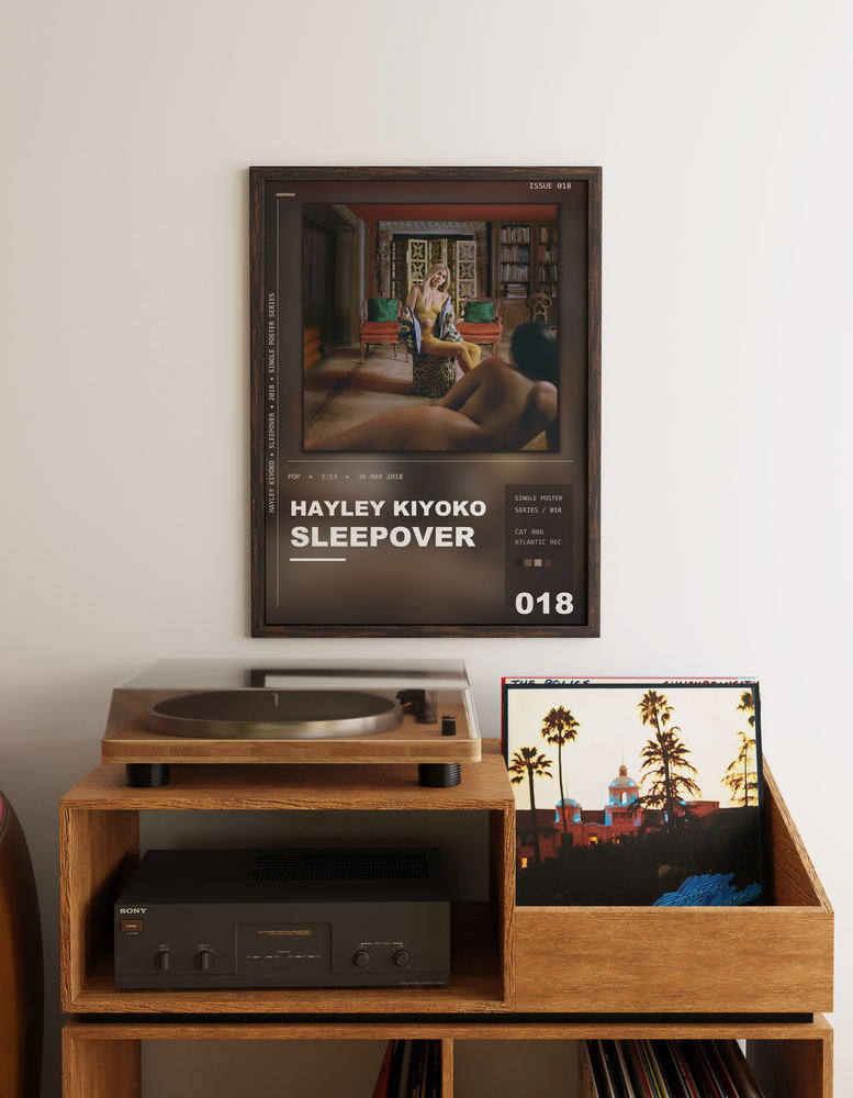 Music poster: Hayley Kiyoko - Sleepover