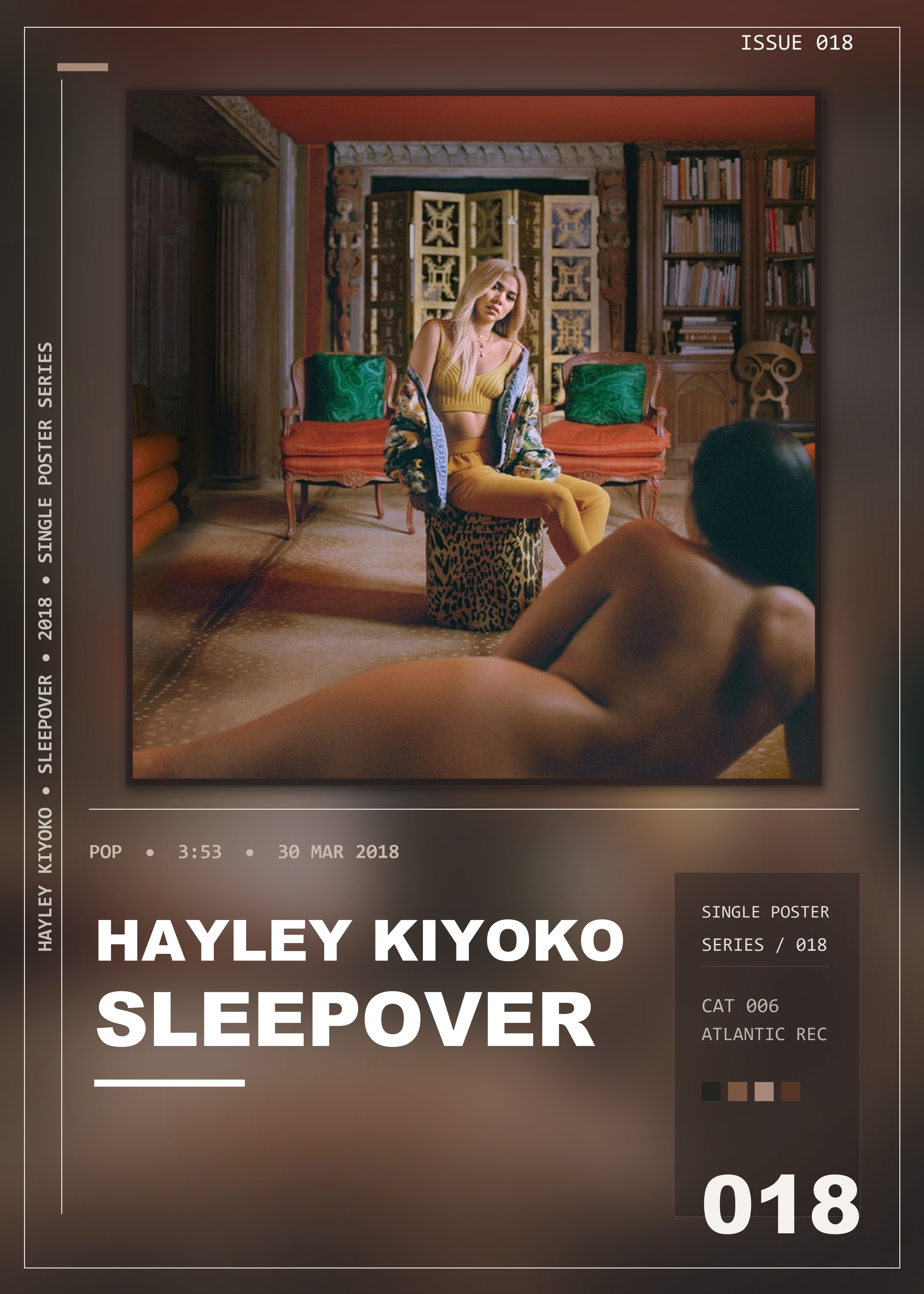 Music poster: Hayley Kiyoko - Sleepover