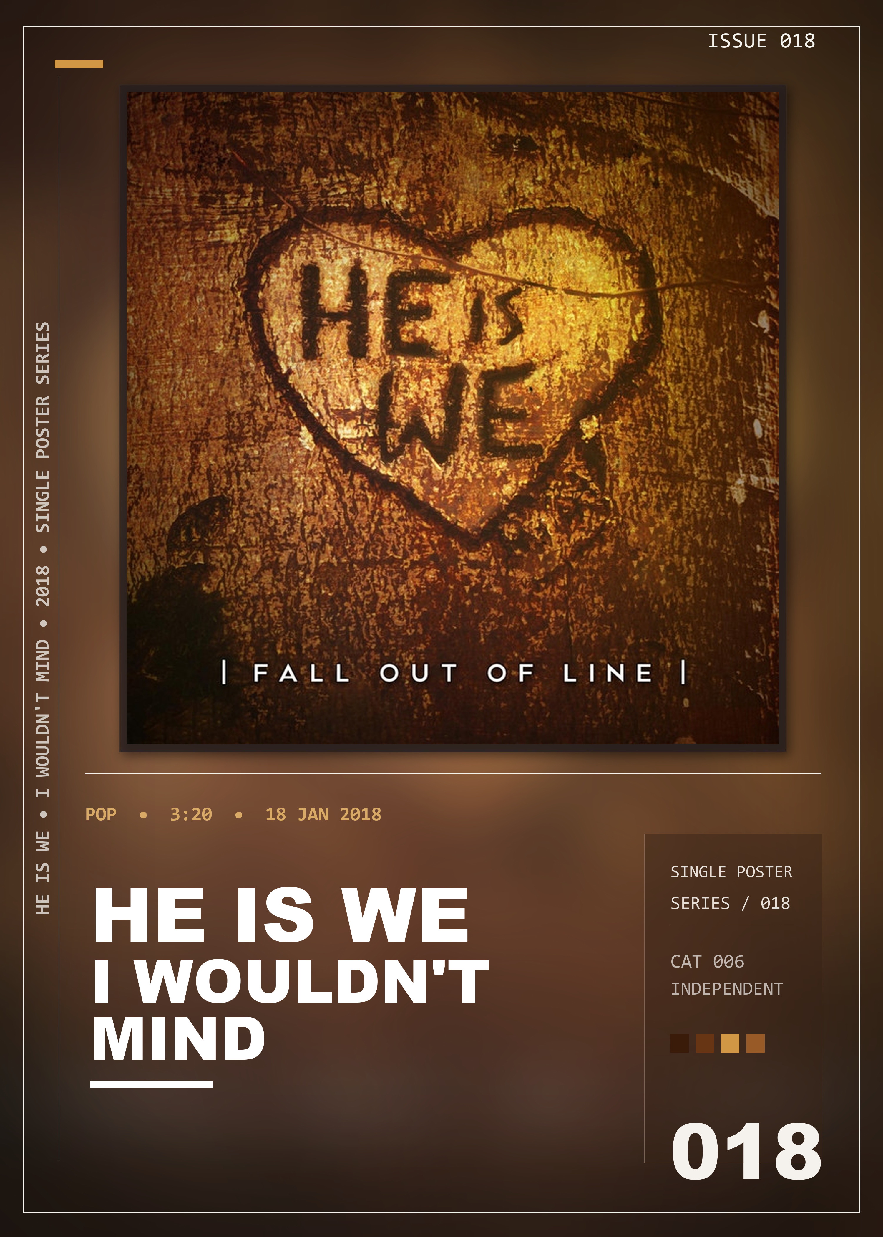 Music poster: He Is We - I Wouldnt Mind