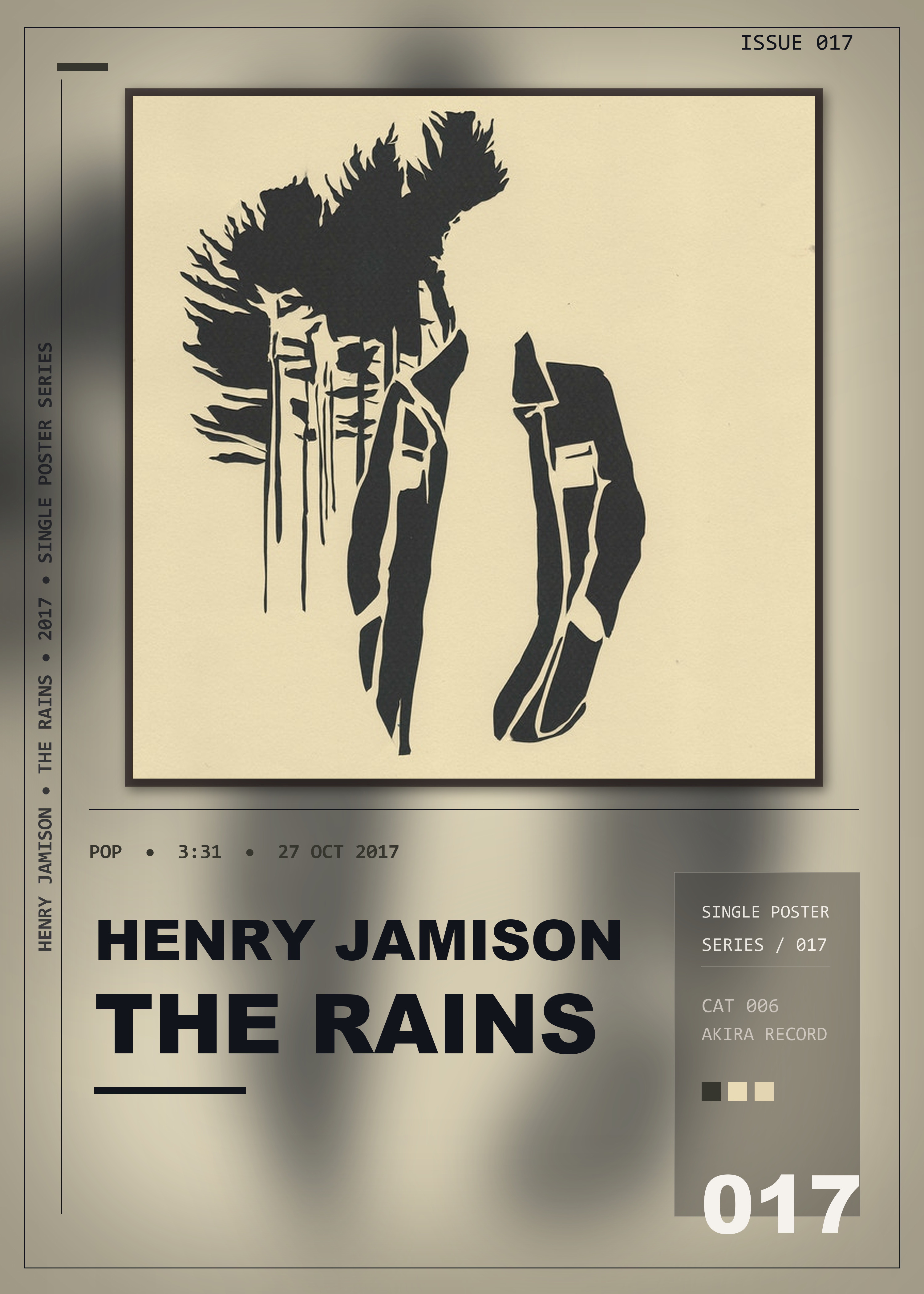 Music poster: Henry Jamison - The Rains