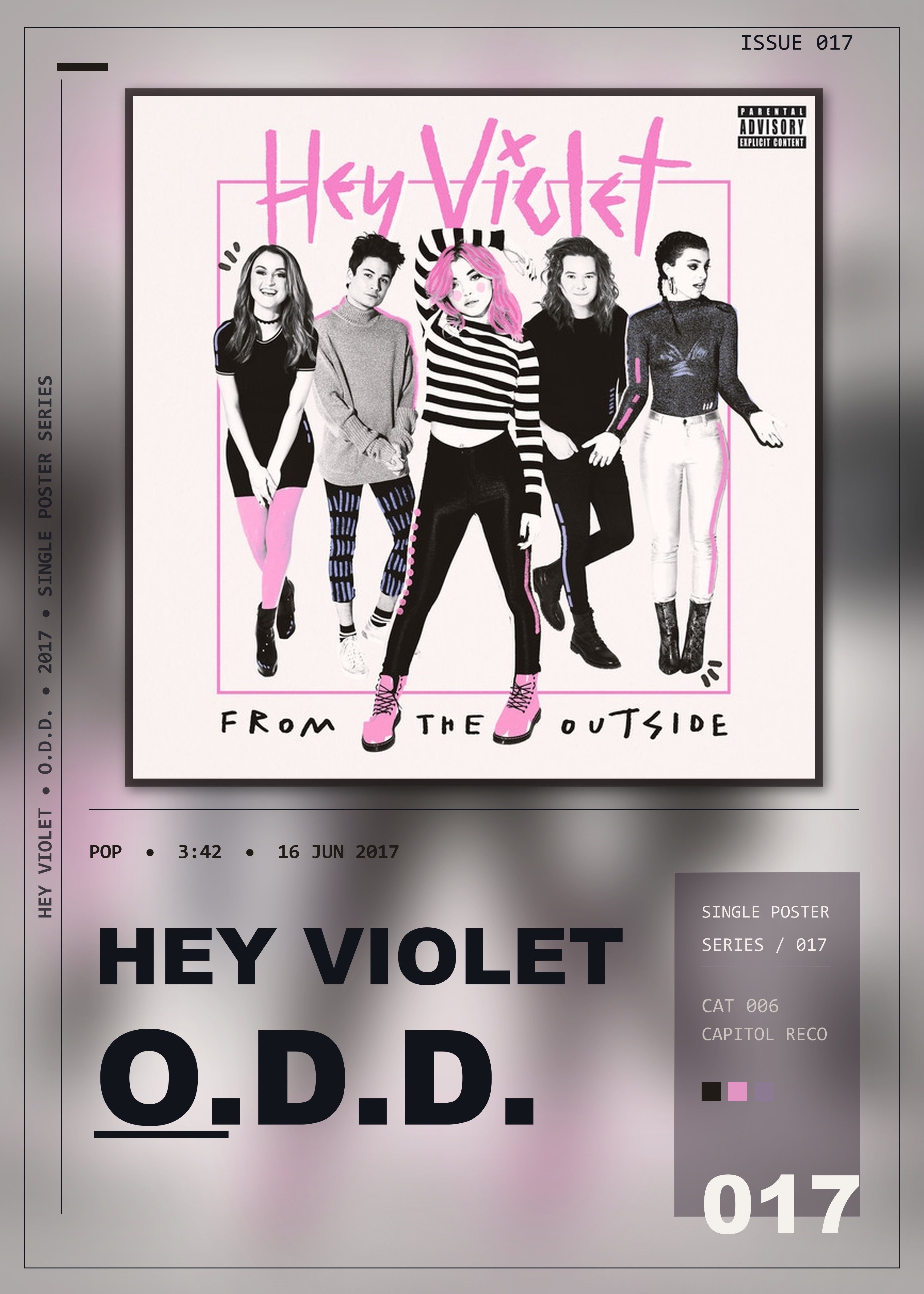 Music poster: Hey Violet - ODD