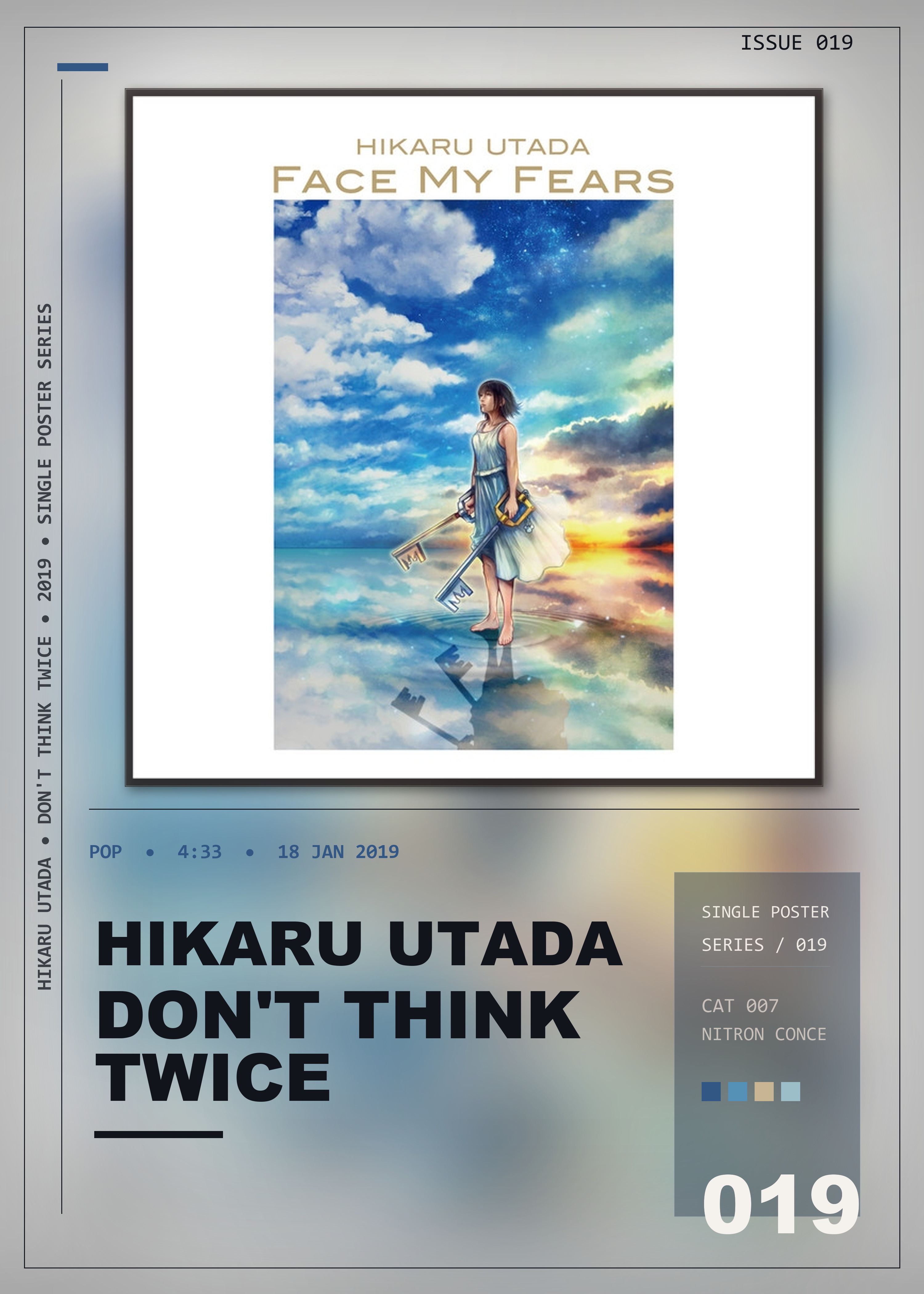 Music poster: Hikaru Utada - Dont Think Twice