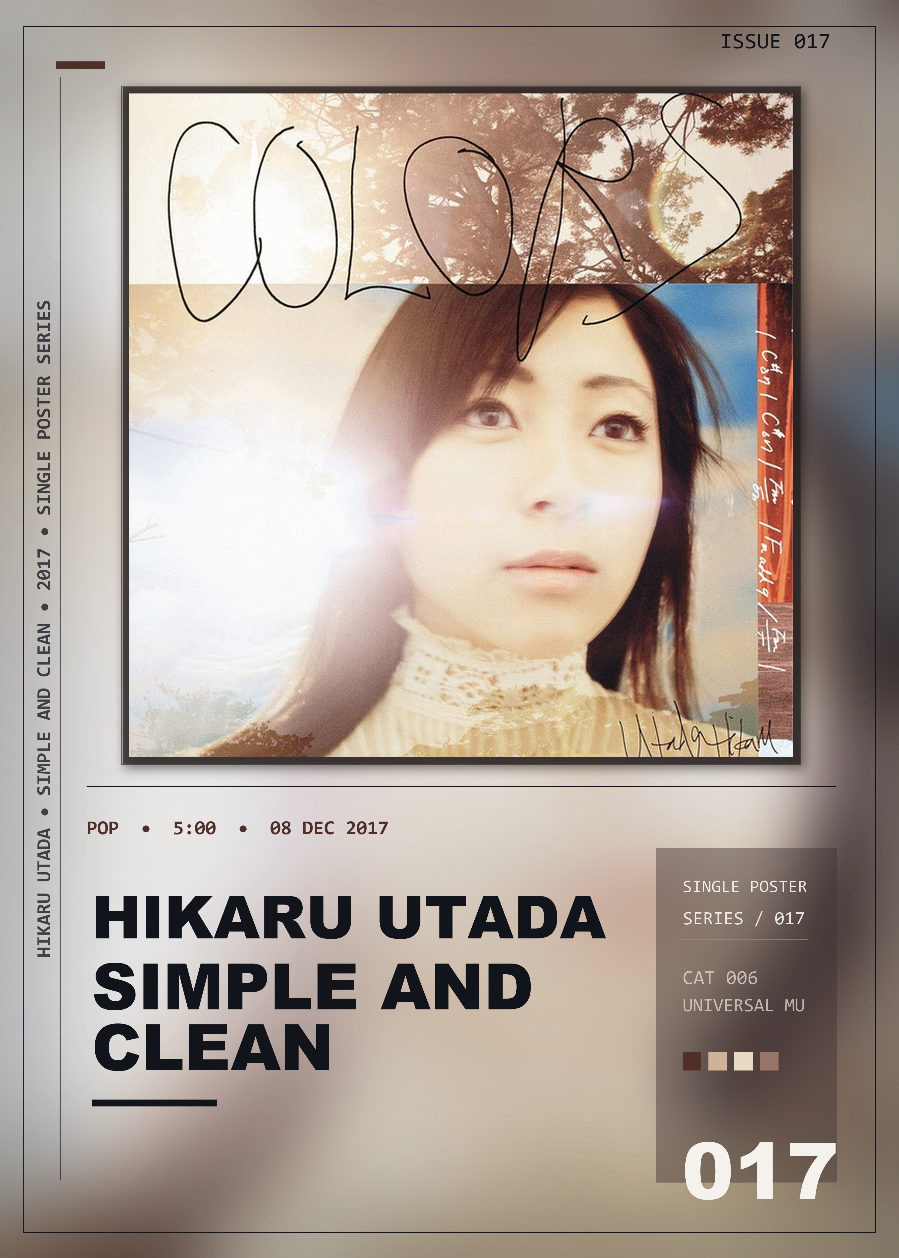 Music poster: Hikaru Utada - Simple And Clean