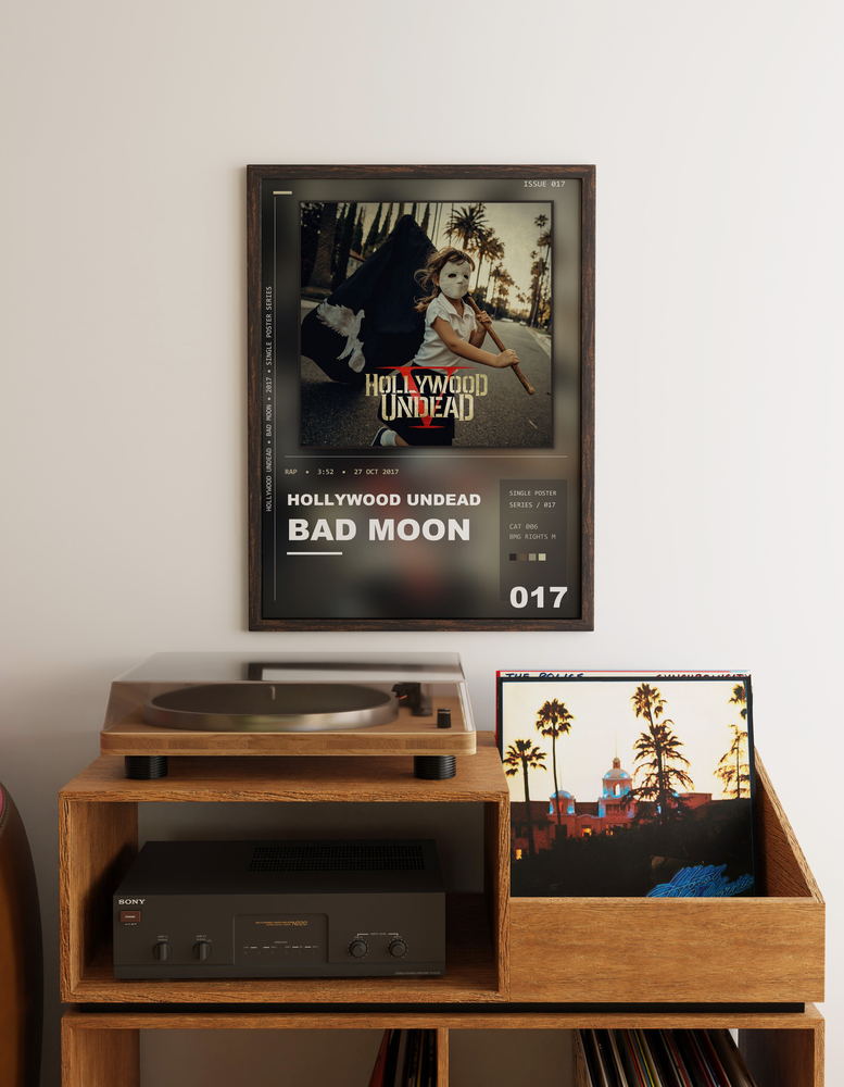 Music poster: Hollywood Undead - Bad Moon