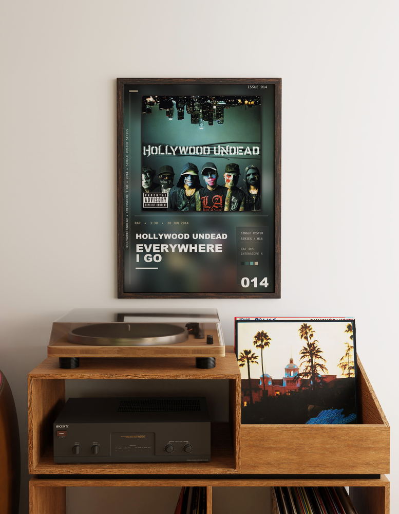 Music poster: Hollywood Undead - Everywhere I Go