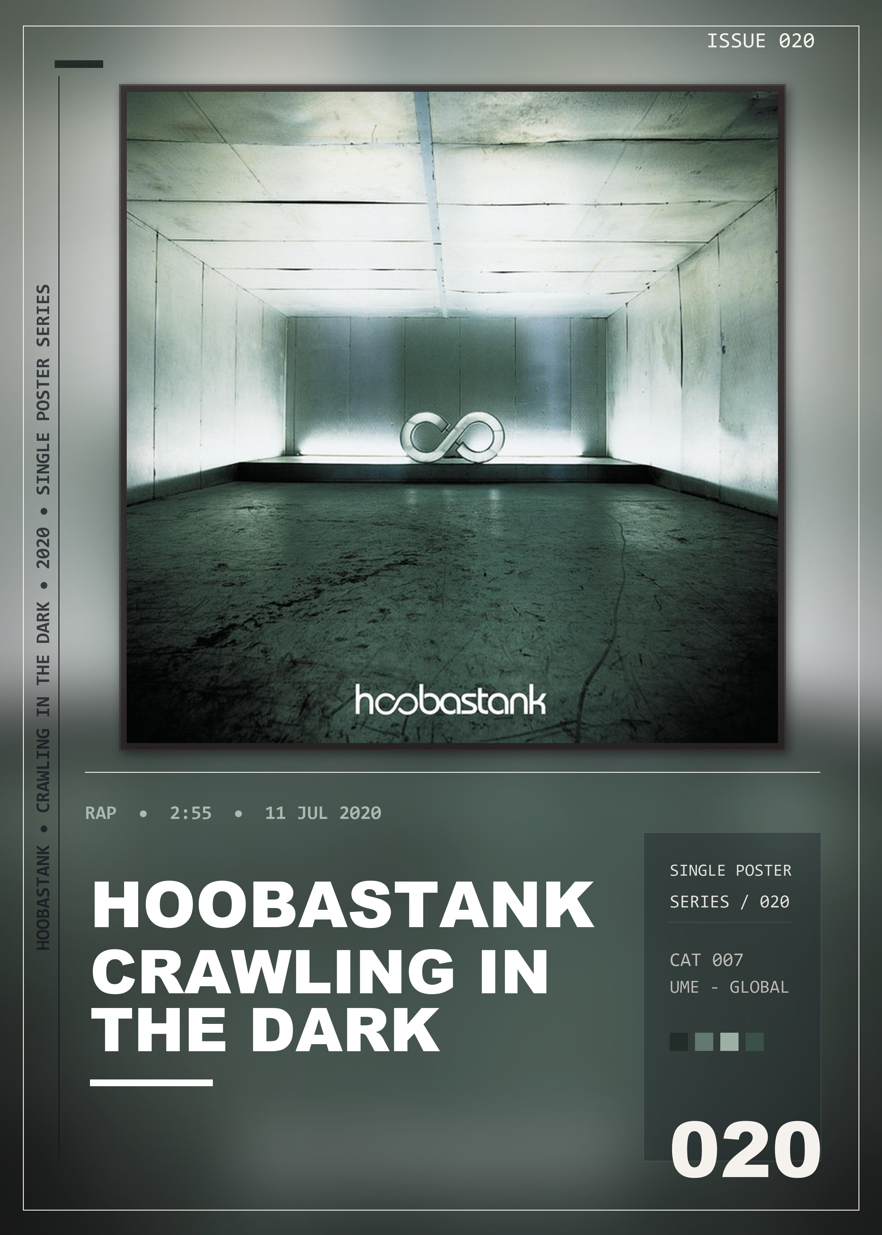 Music poster: Hoobastank - Crawling In The Dark