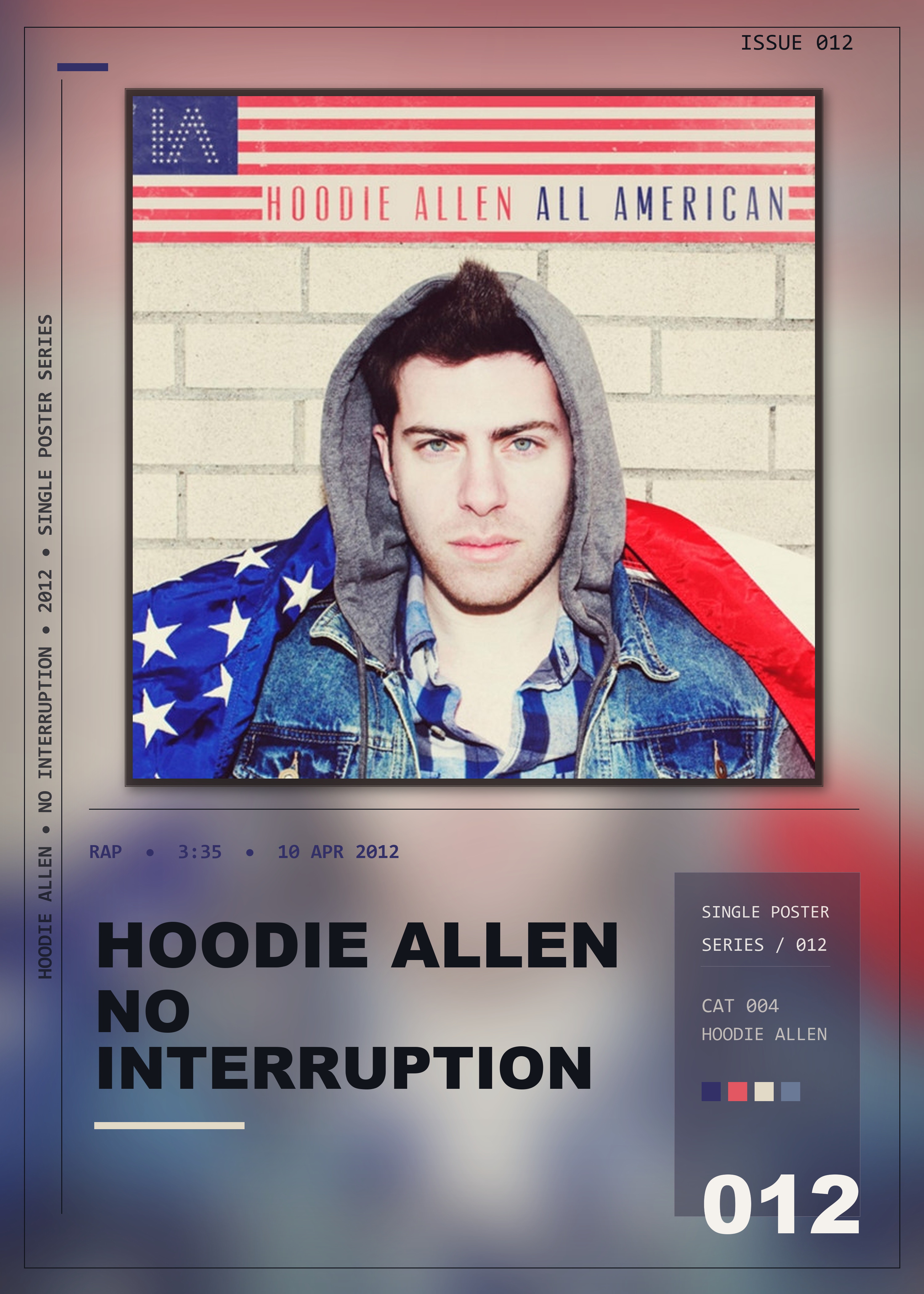 Music poster: Hoodie Allen - No Interruption