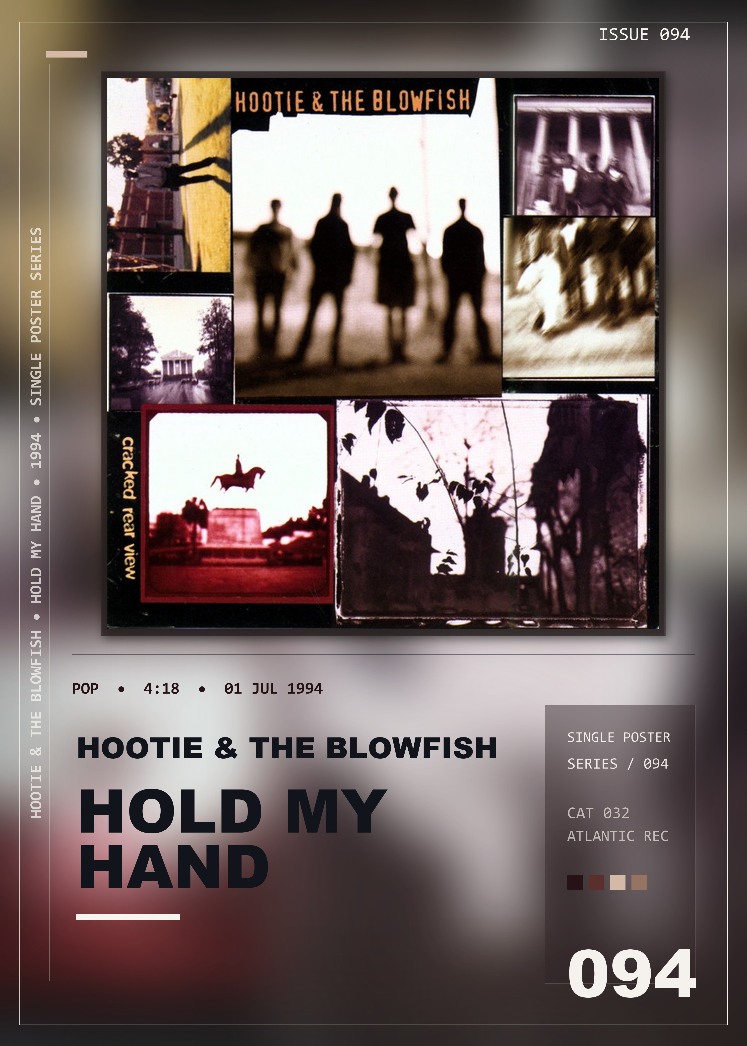 Music poster: Hootie The Blowfish - Hold My Hand