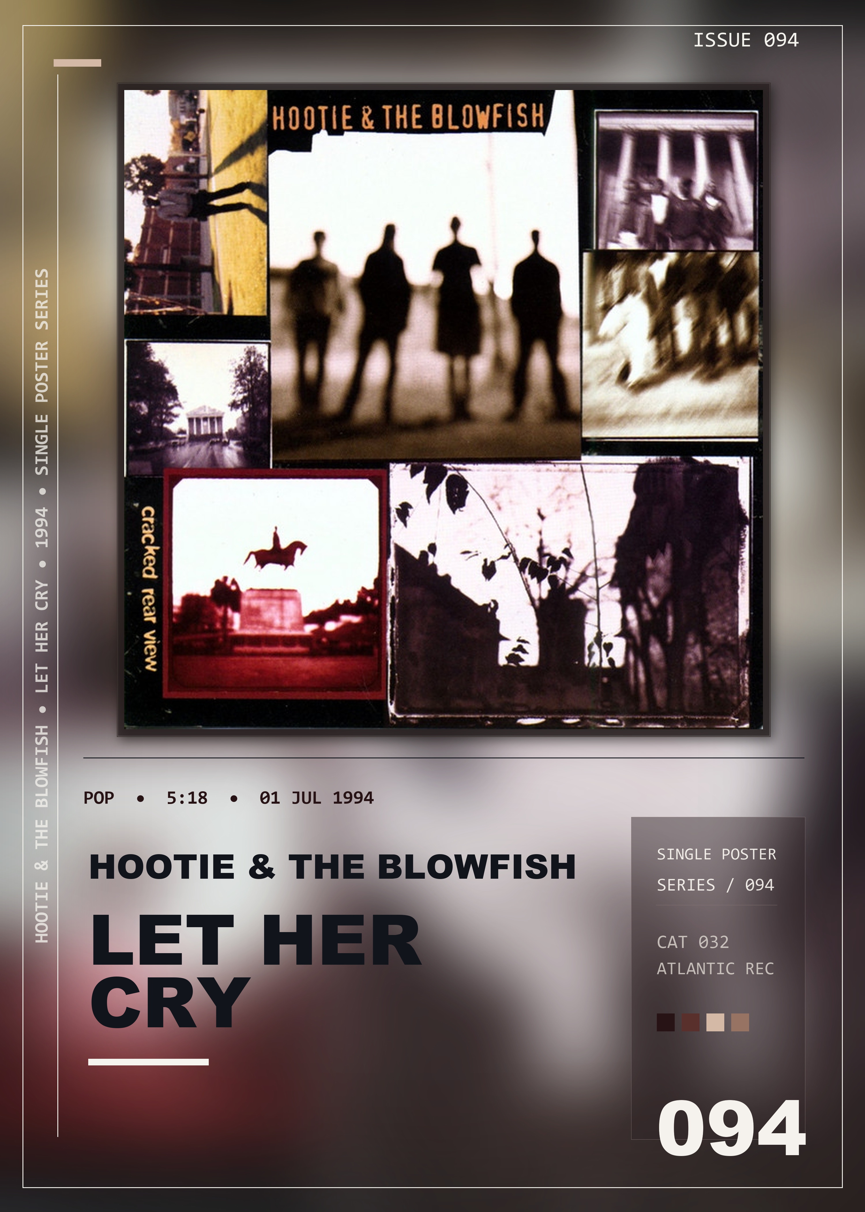 Music poster: Hootie The Blowfish - Let Her Cry