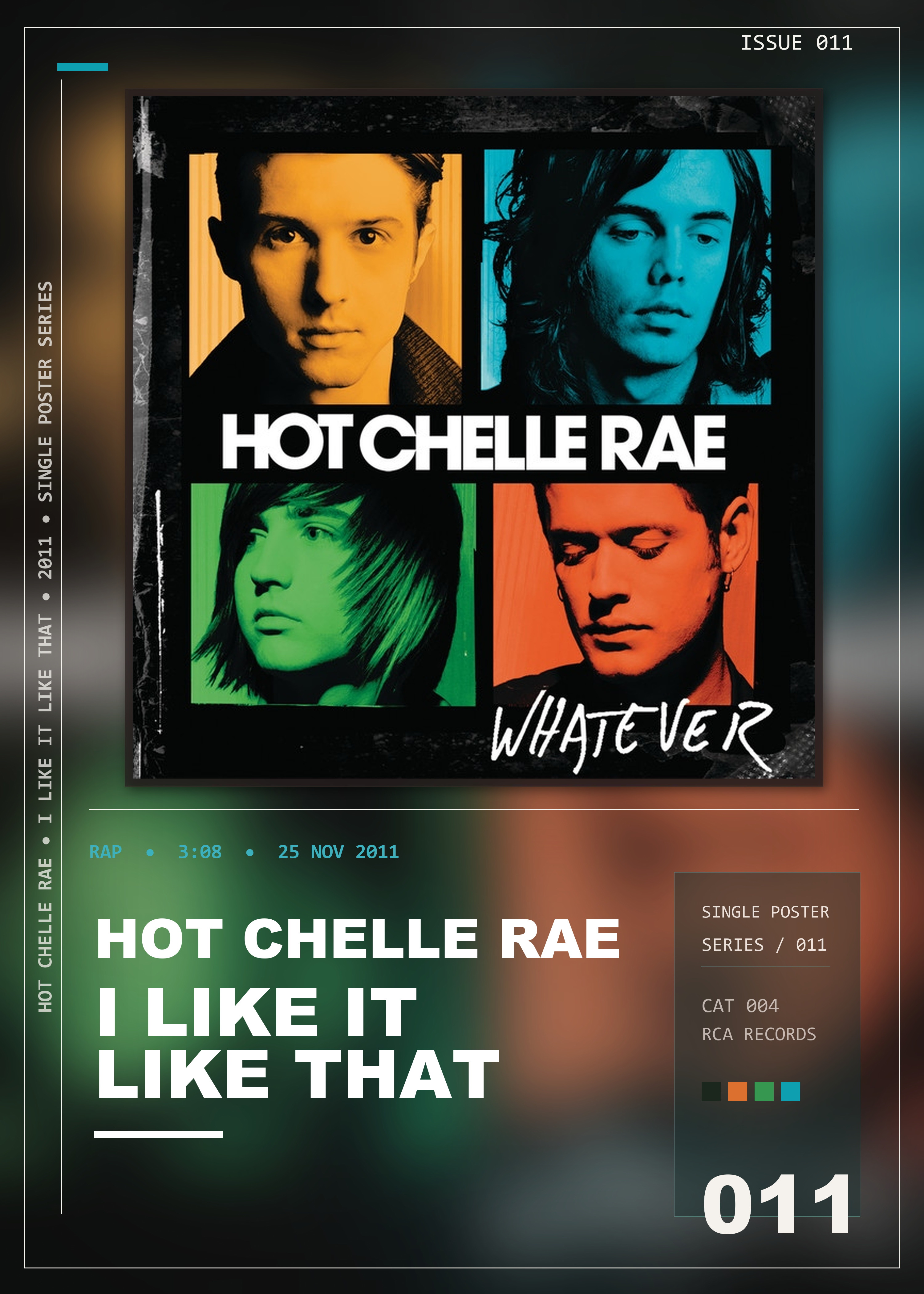 Music poster: Hot Chelle Rae - I Like It Like That