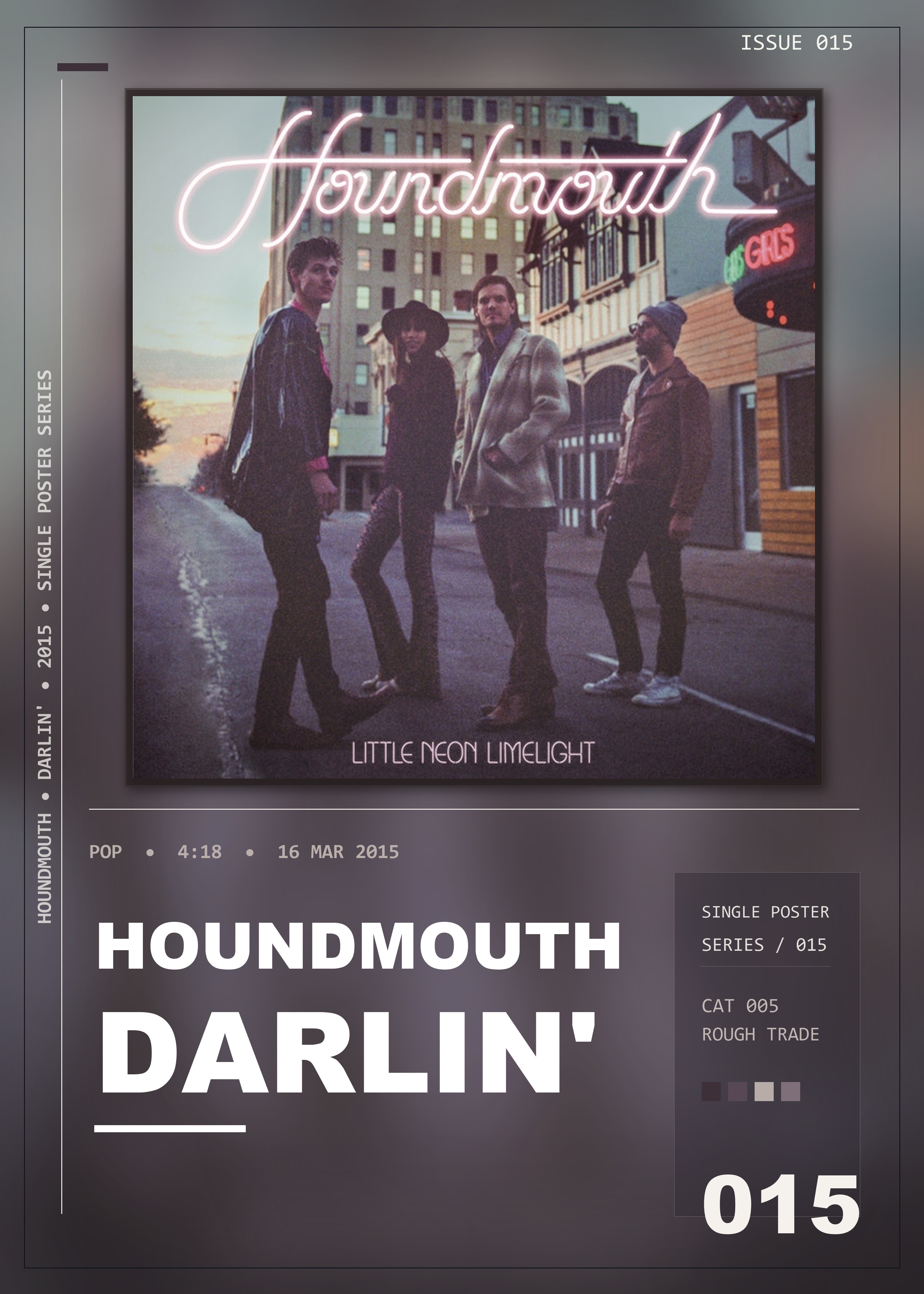 Music poster: Houndmouth - Darlin
