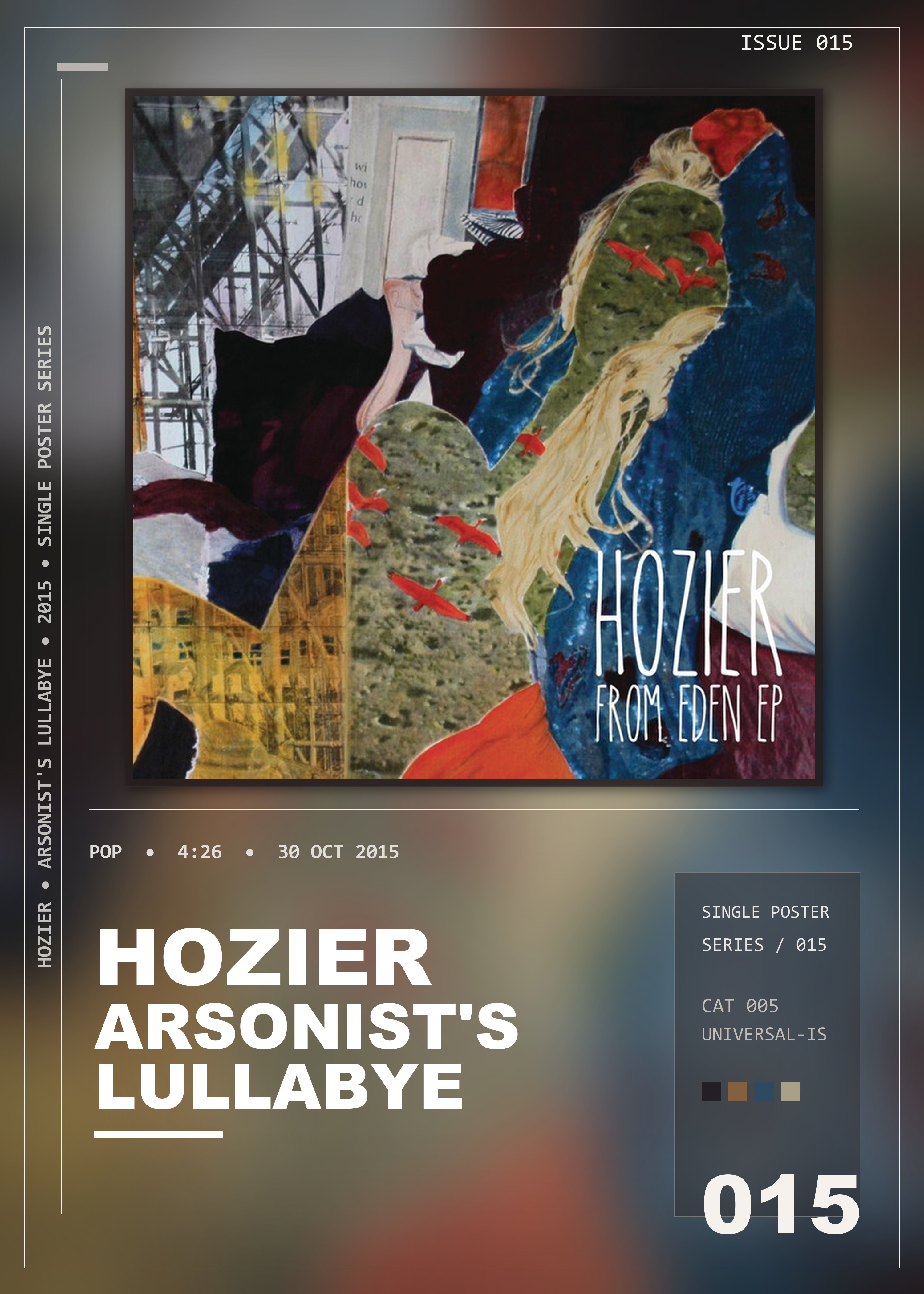 Music poster: Hozier - Arsonists Lullabye