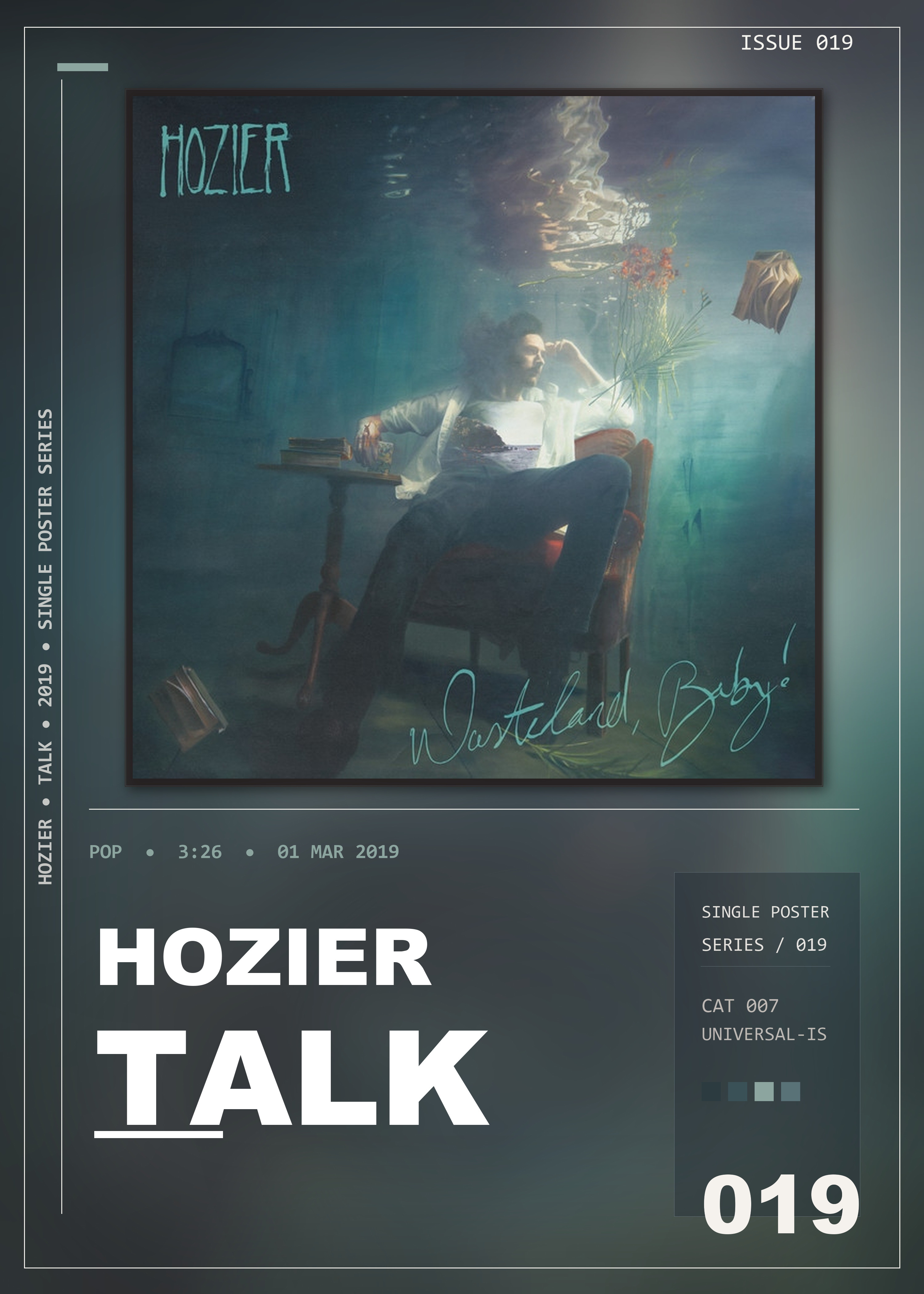 Music poster: Hozier - Talk