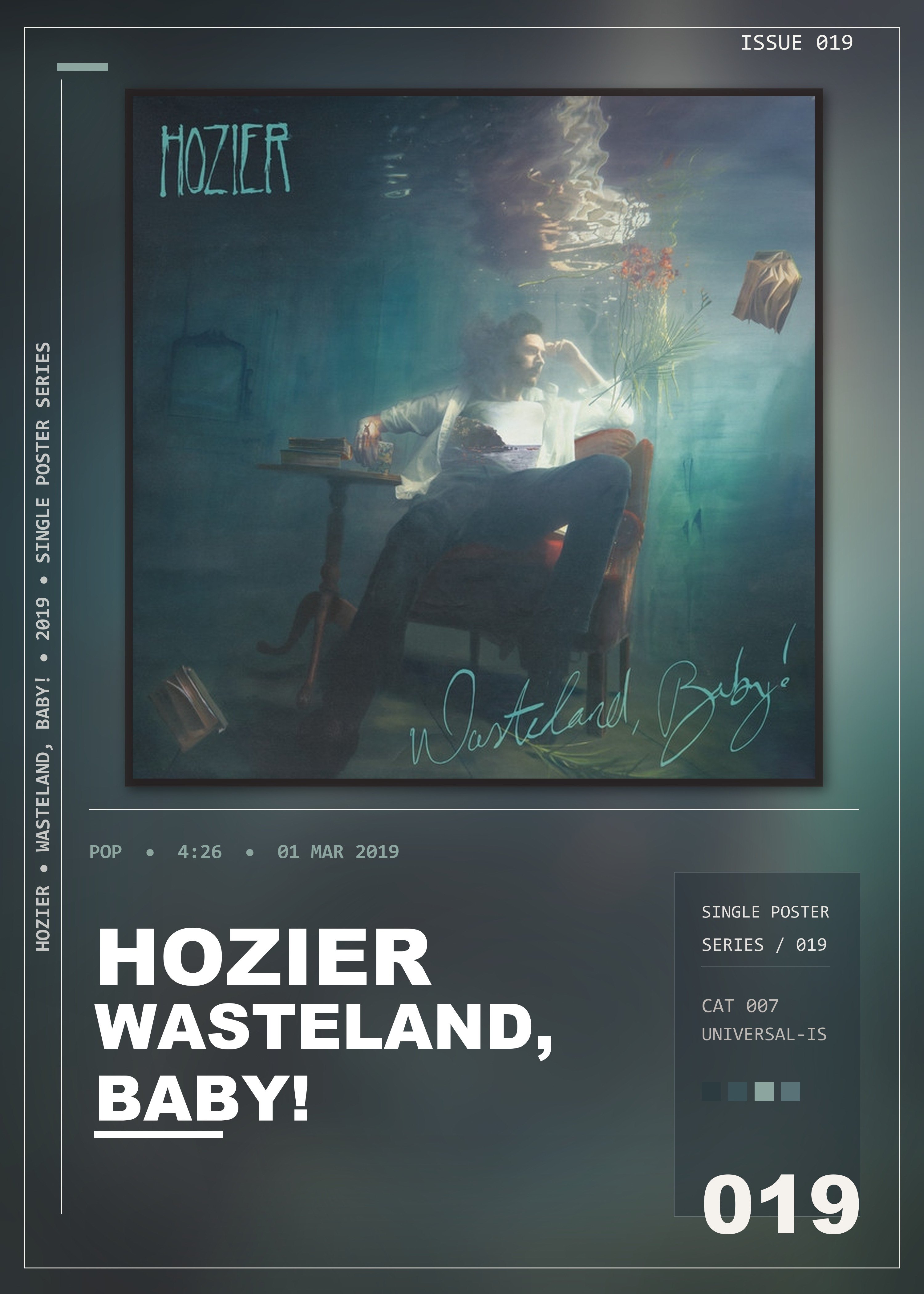 Music poster: Hozier - Wasteland Baby