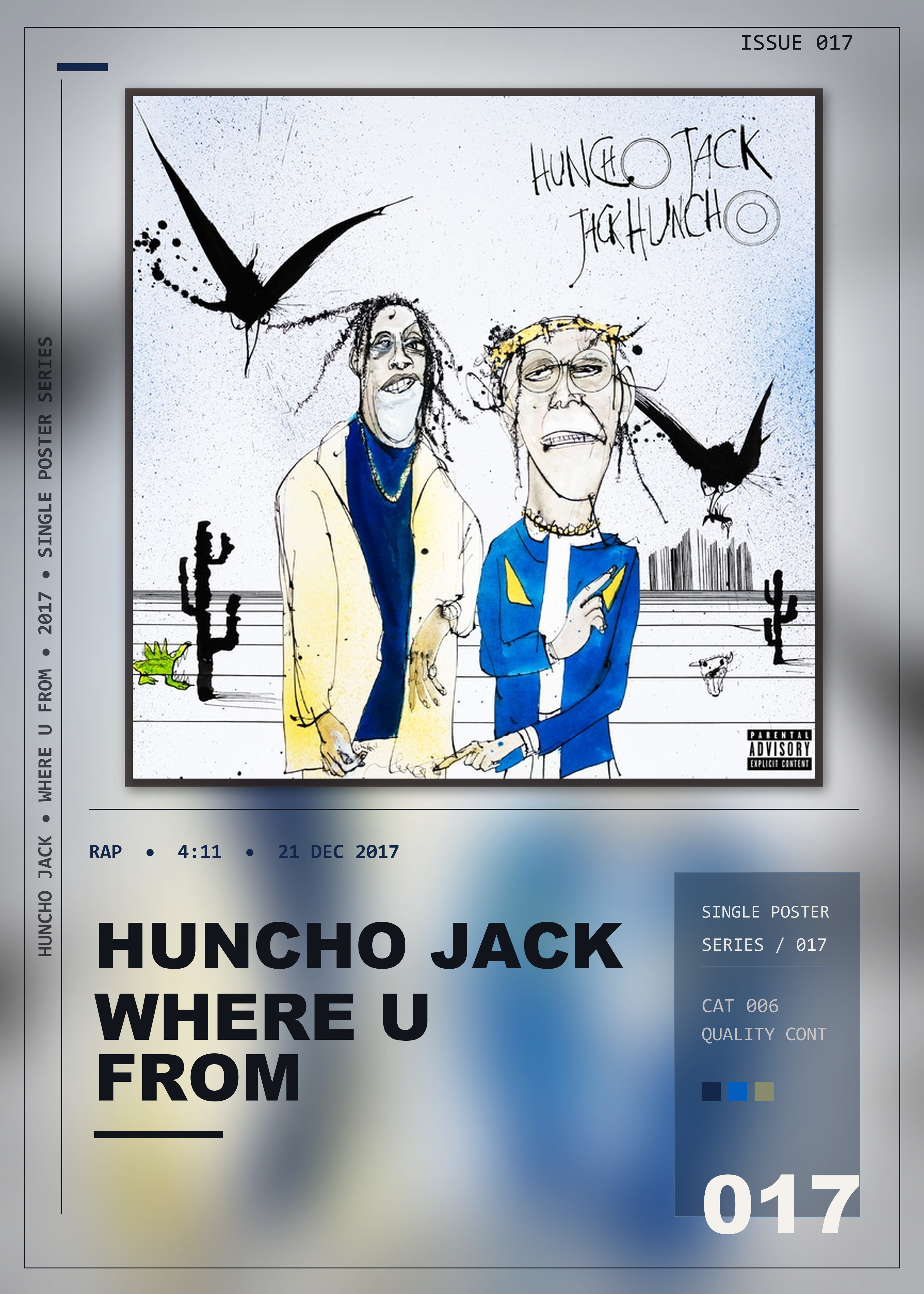 Music poster: Huncho Jack - Where U From