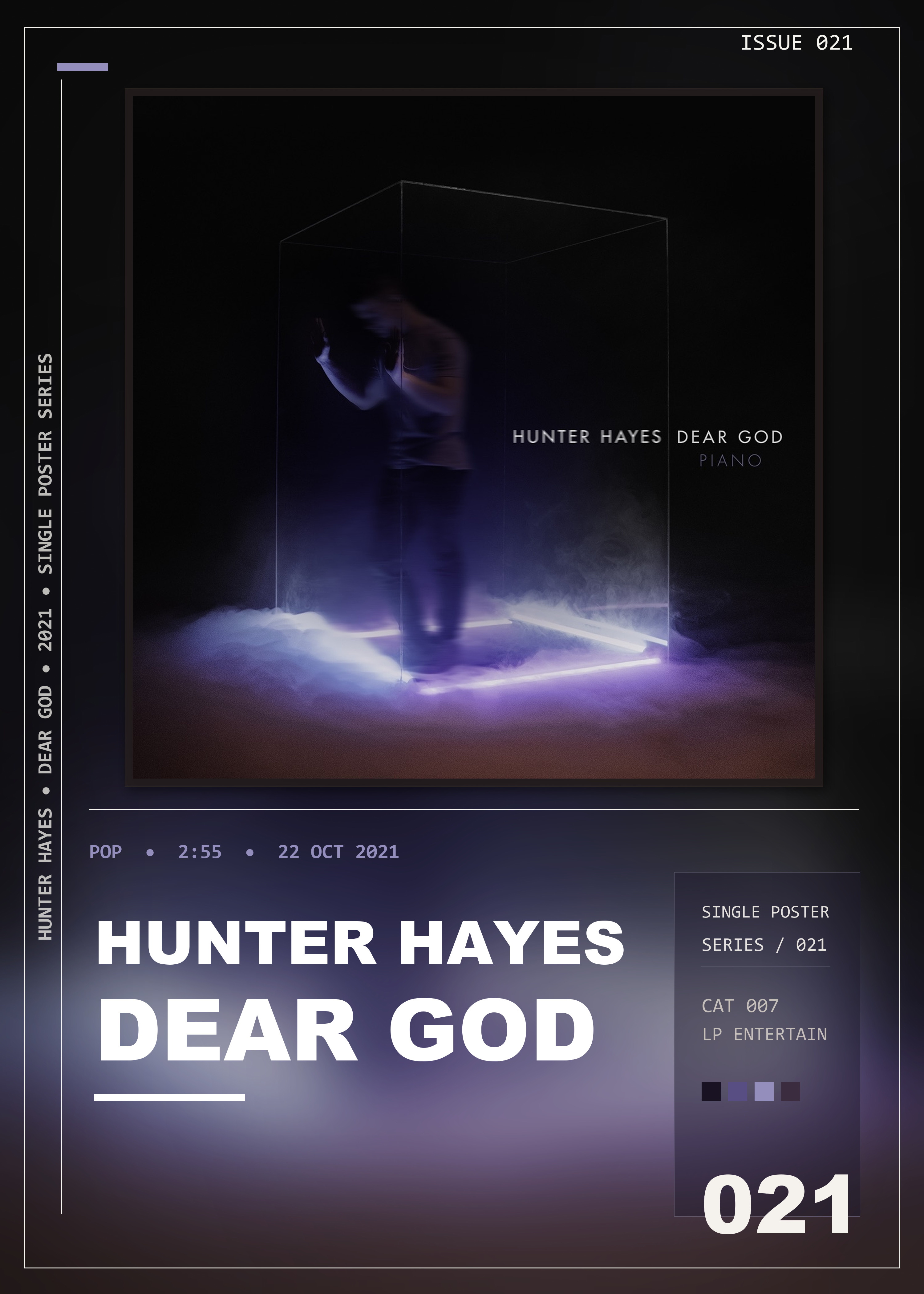 Music poster: Hunter Hayes - Dear God