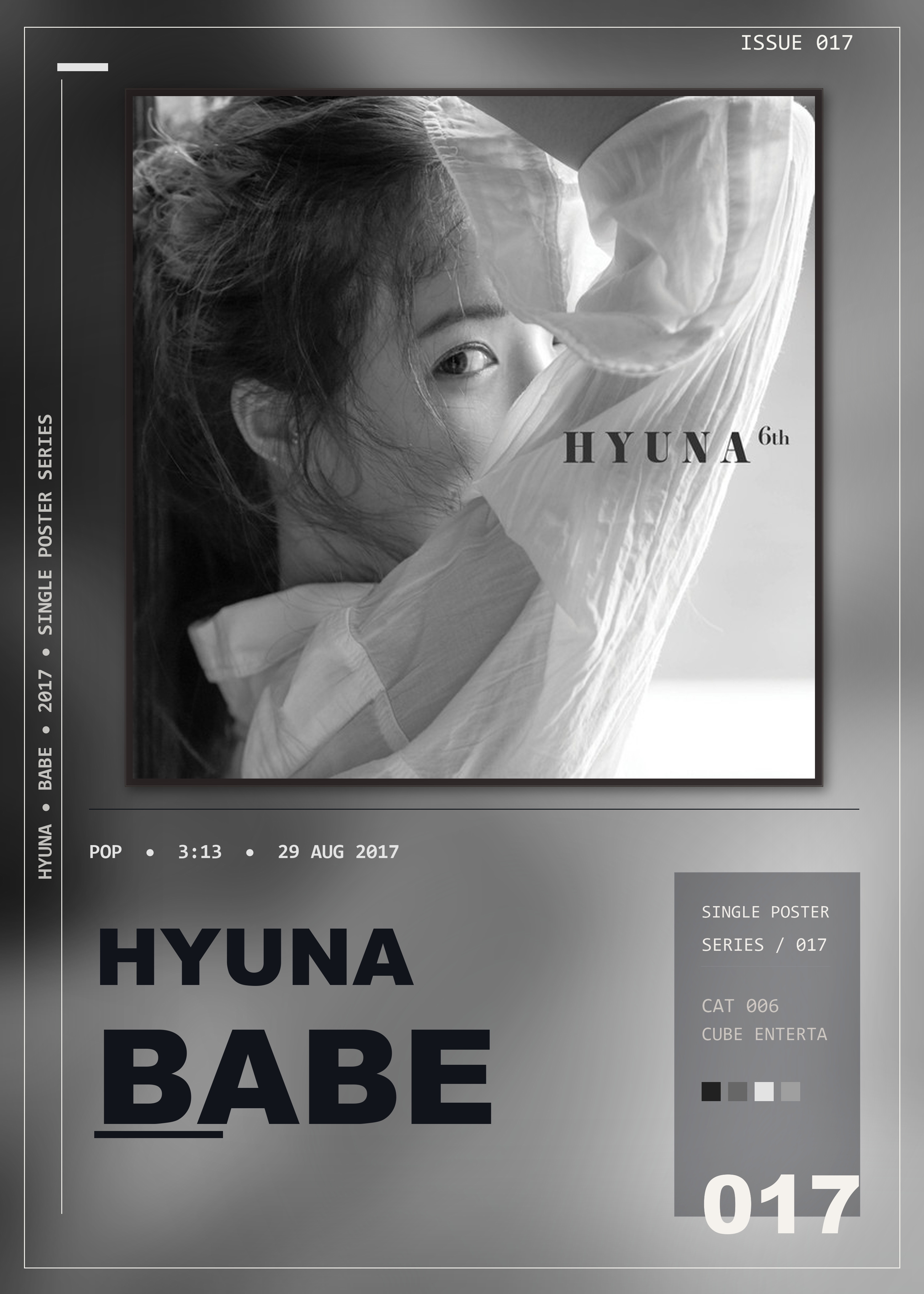 Music poster: HyunA - BABE