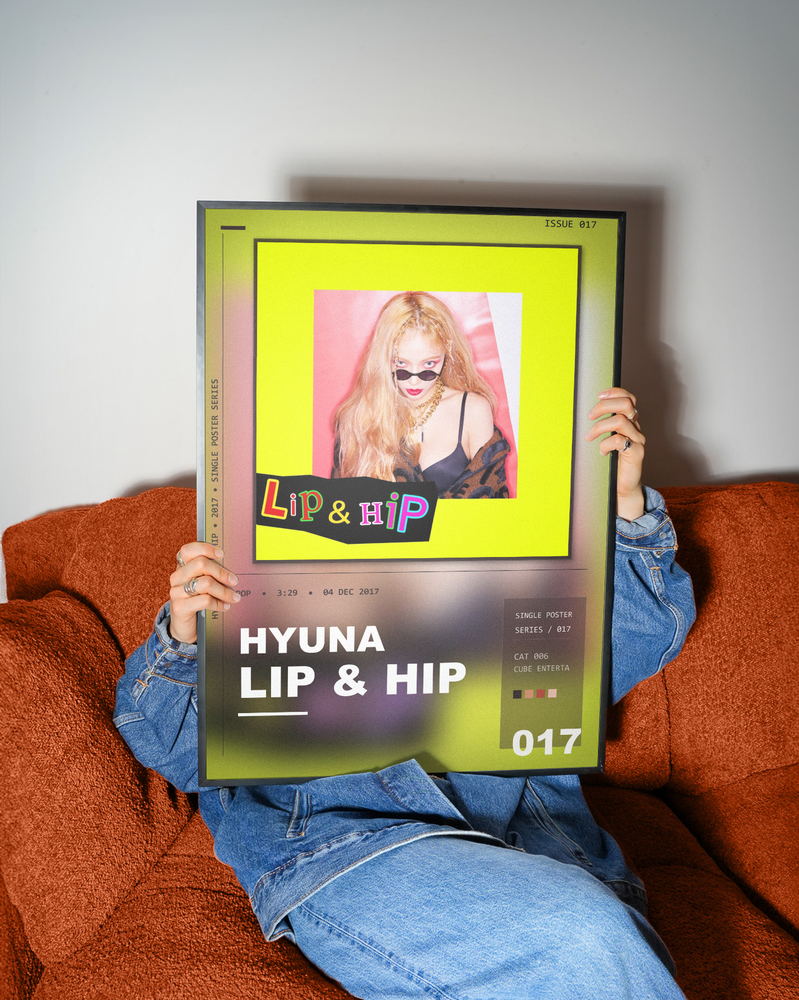 Music poster: HyunA - Lip Hip