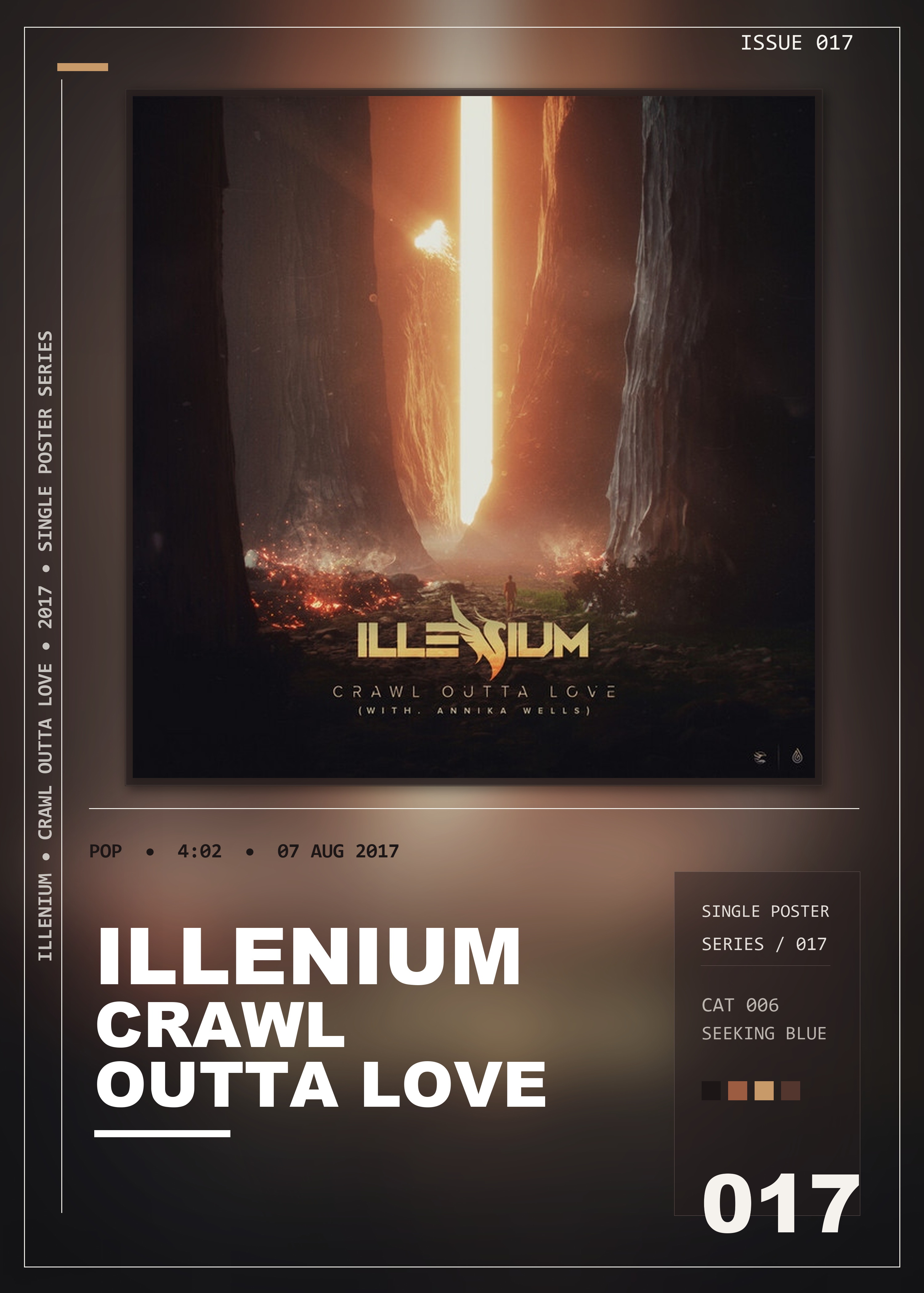 Music poster: ILLENIUM - Crawl Outta Love