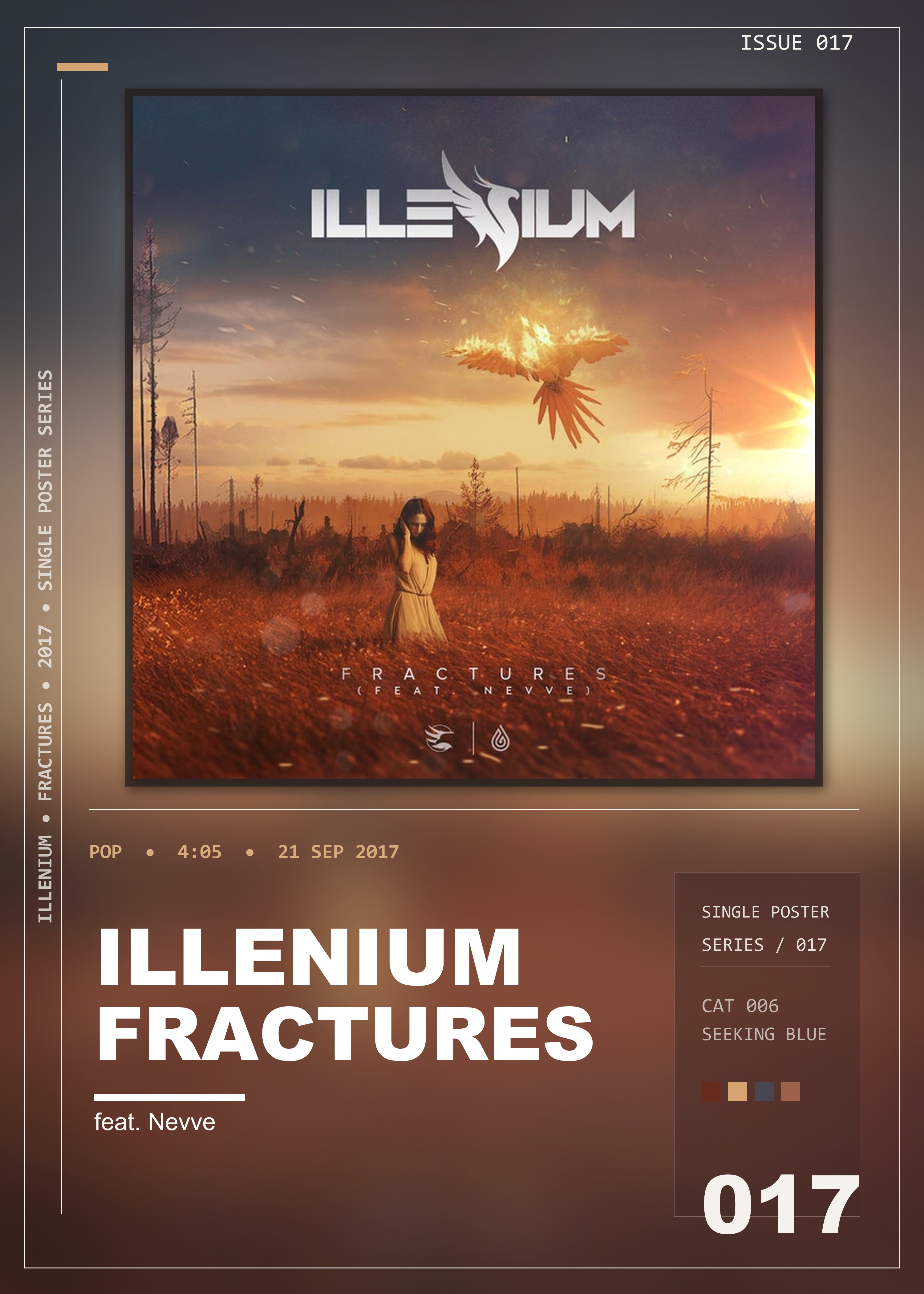 Music poster: ILLENIUM - Fractures feat Nevve