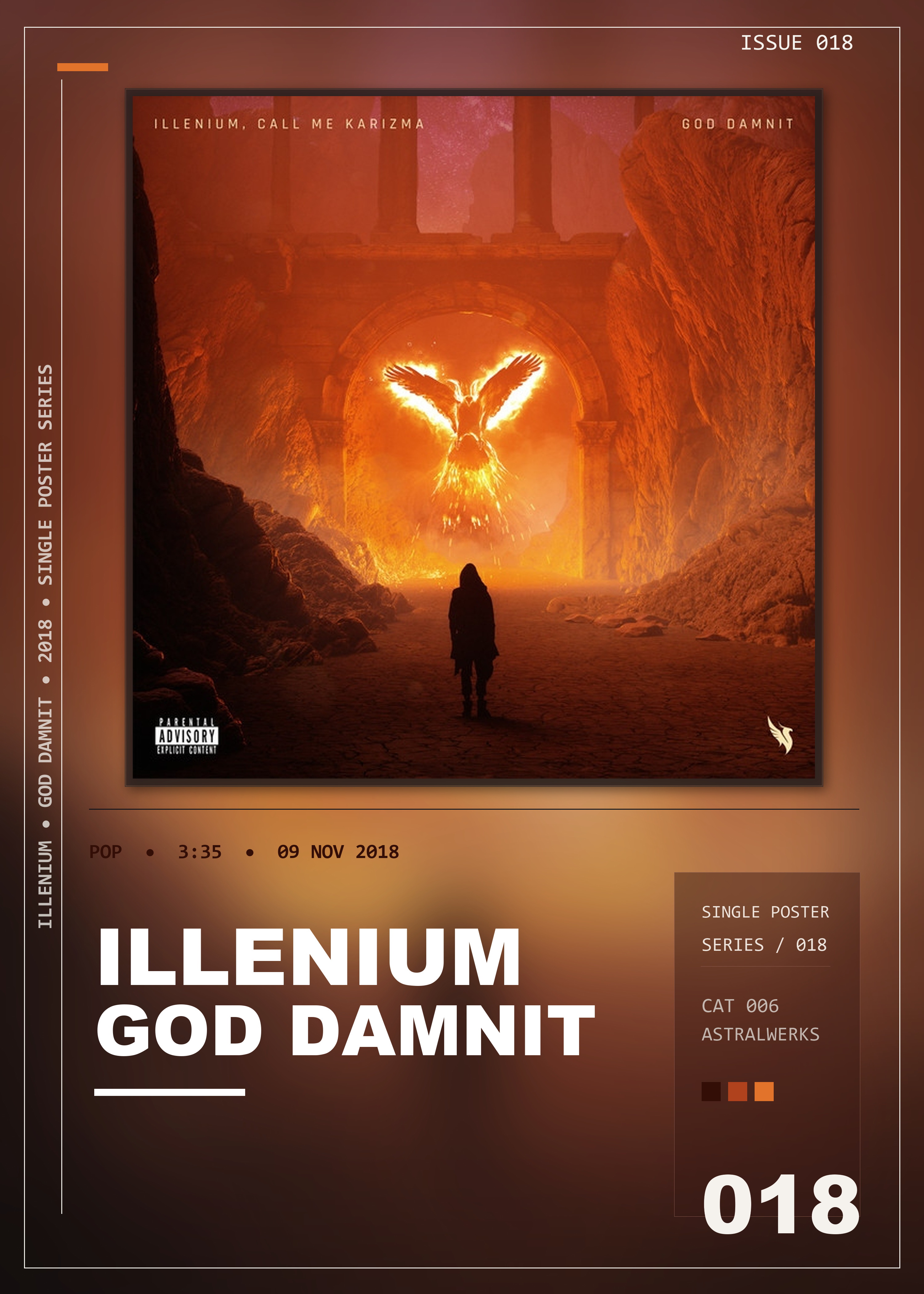 Music poster: ILLENIUM - God Damnit with Call Me Karizma
