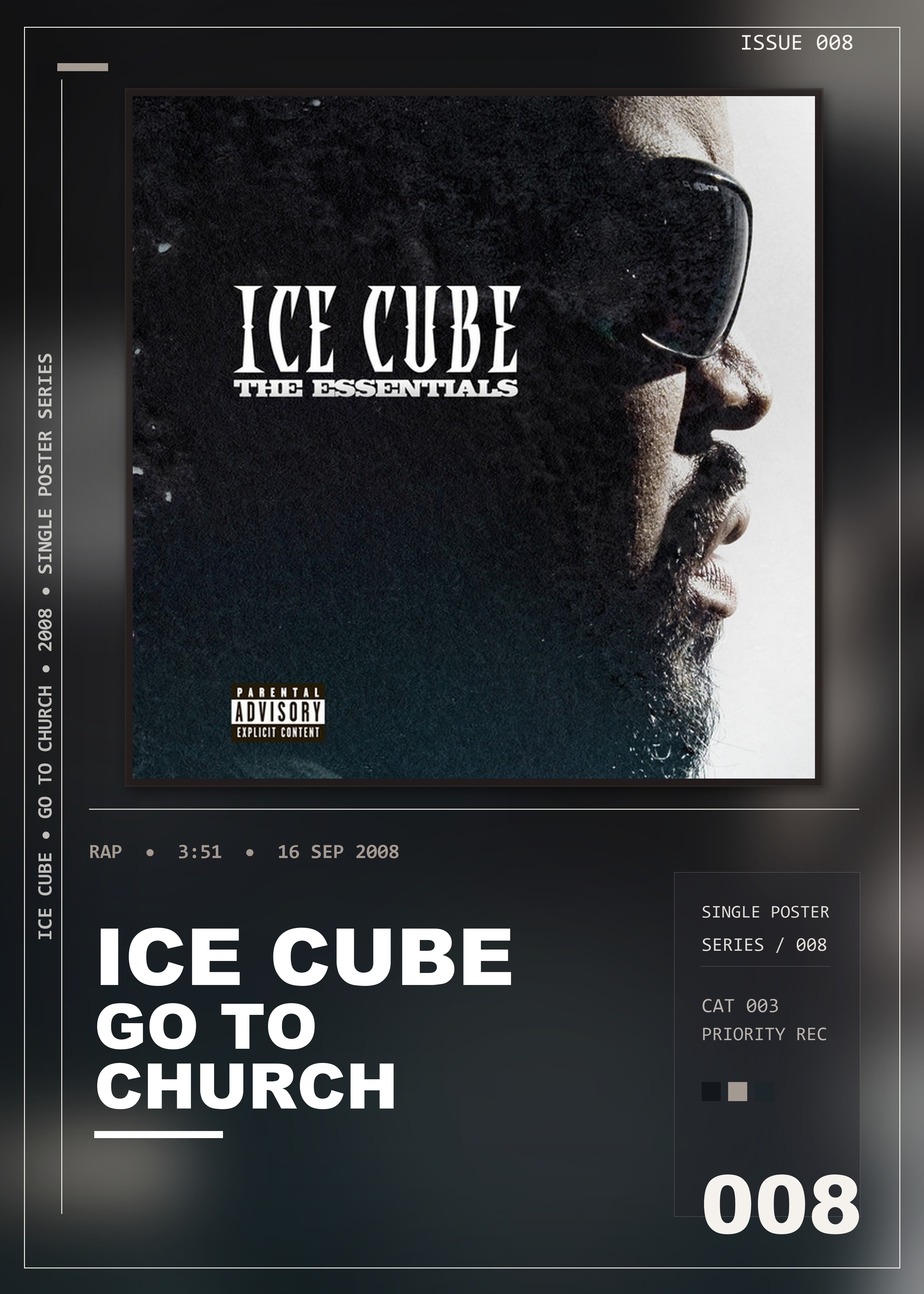 Music poster: Ice Cube - Go To Church