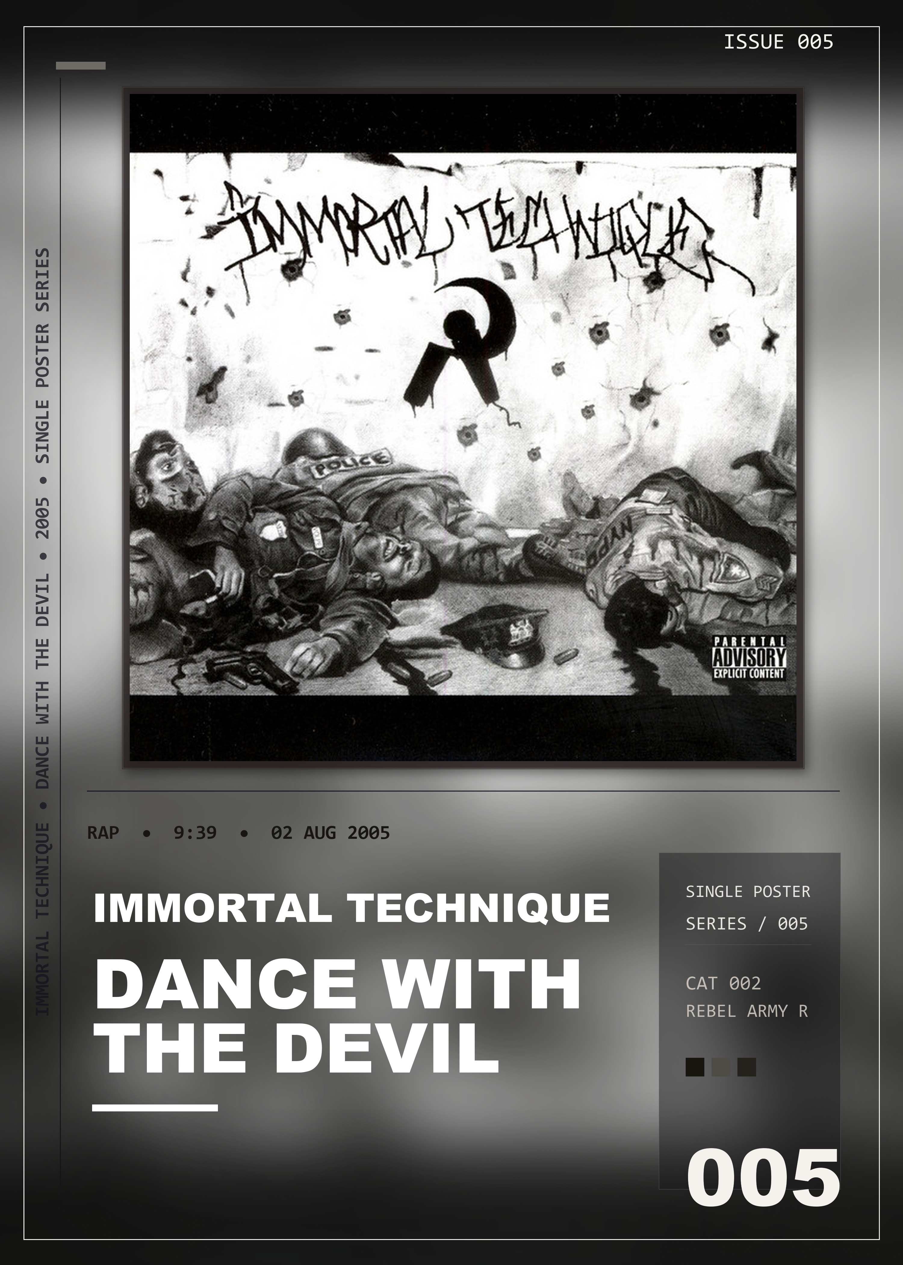 Music poster: Immortal Technique - Dance With the Devil