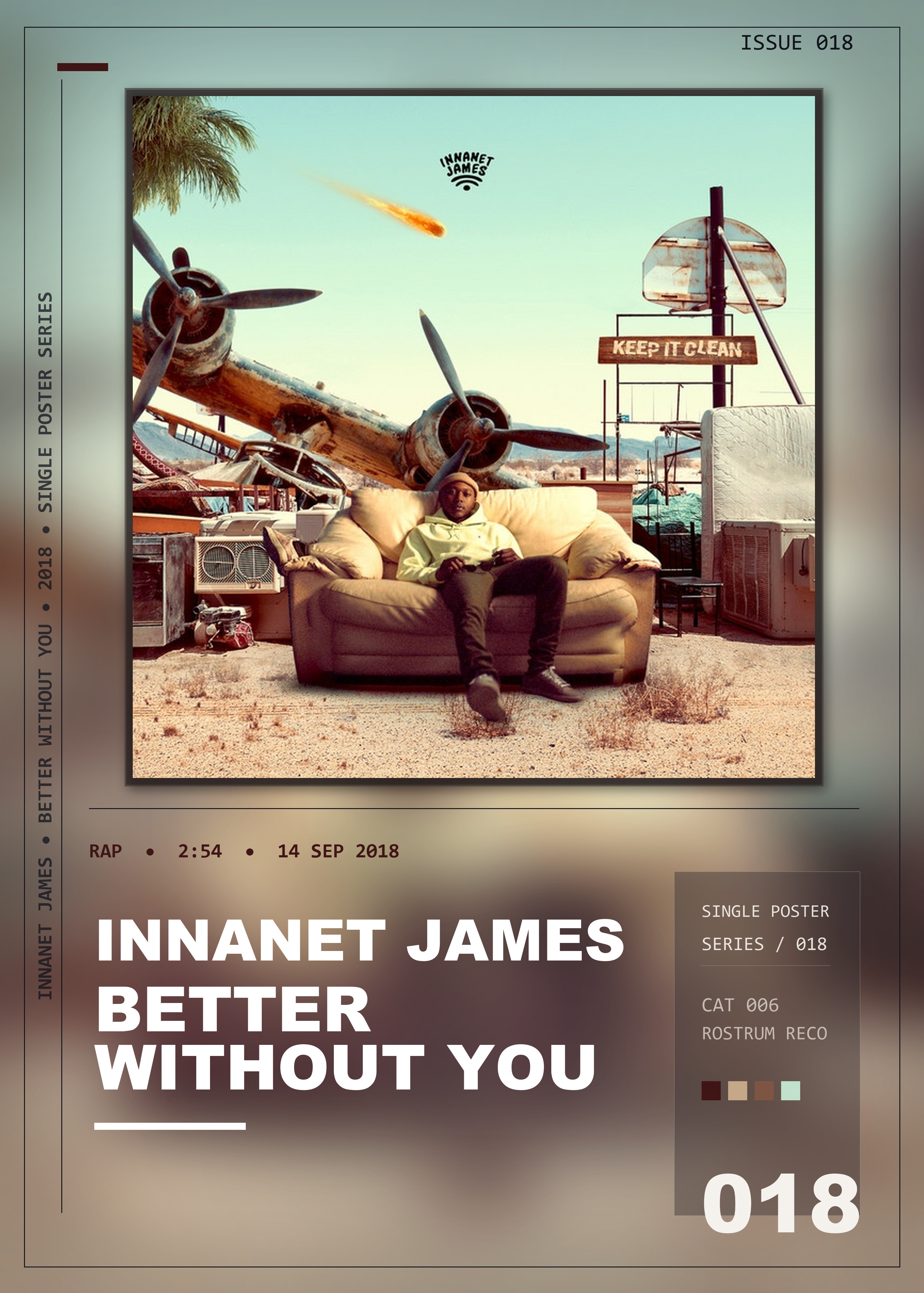 Music poster: Innanet James - Better Without You