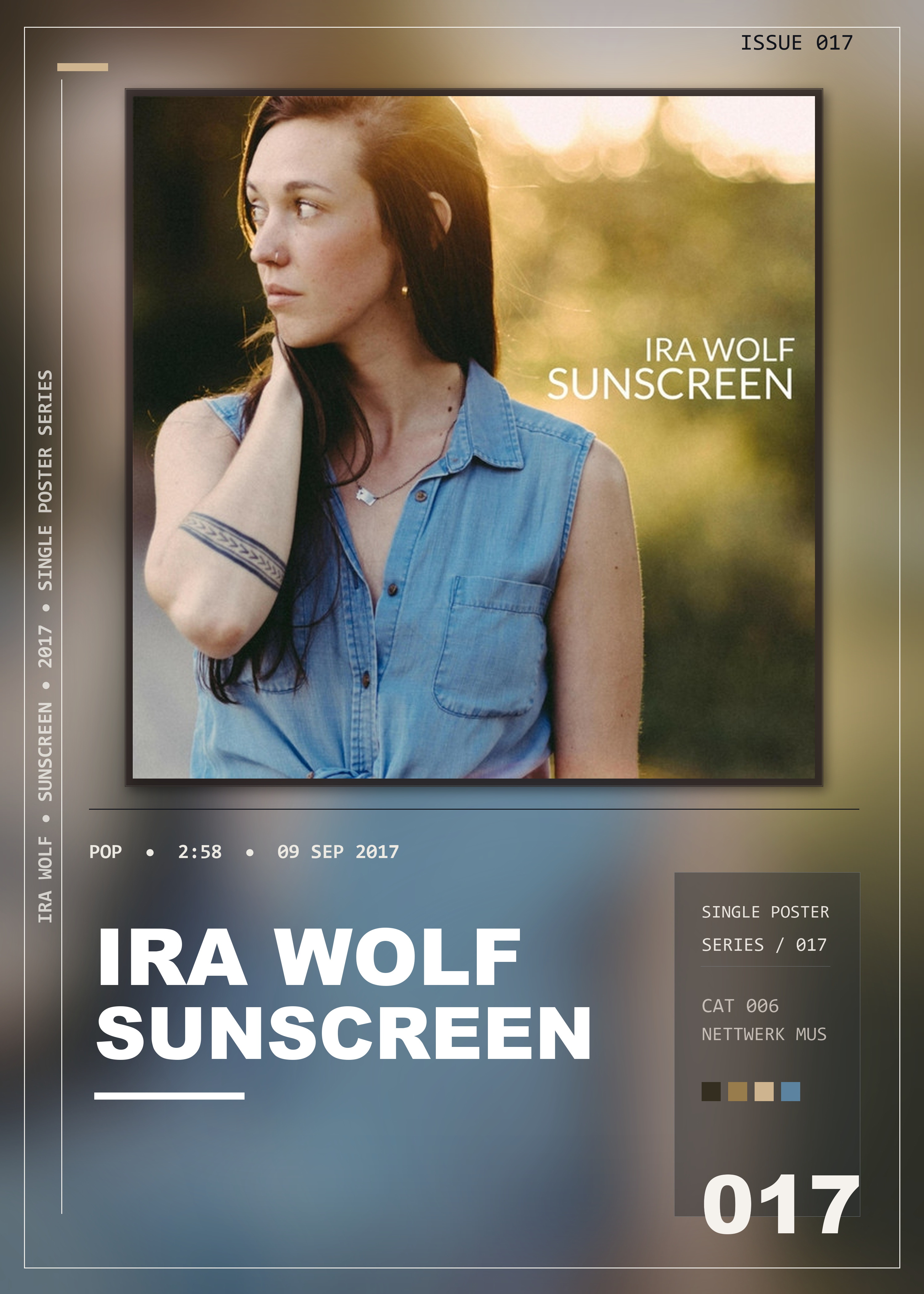 Music poster: Ira Wolf - Sunscreen