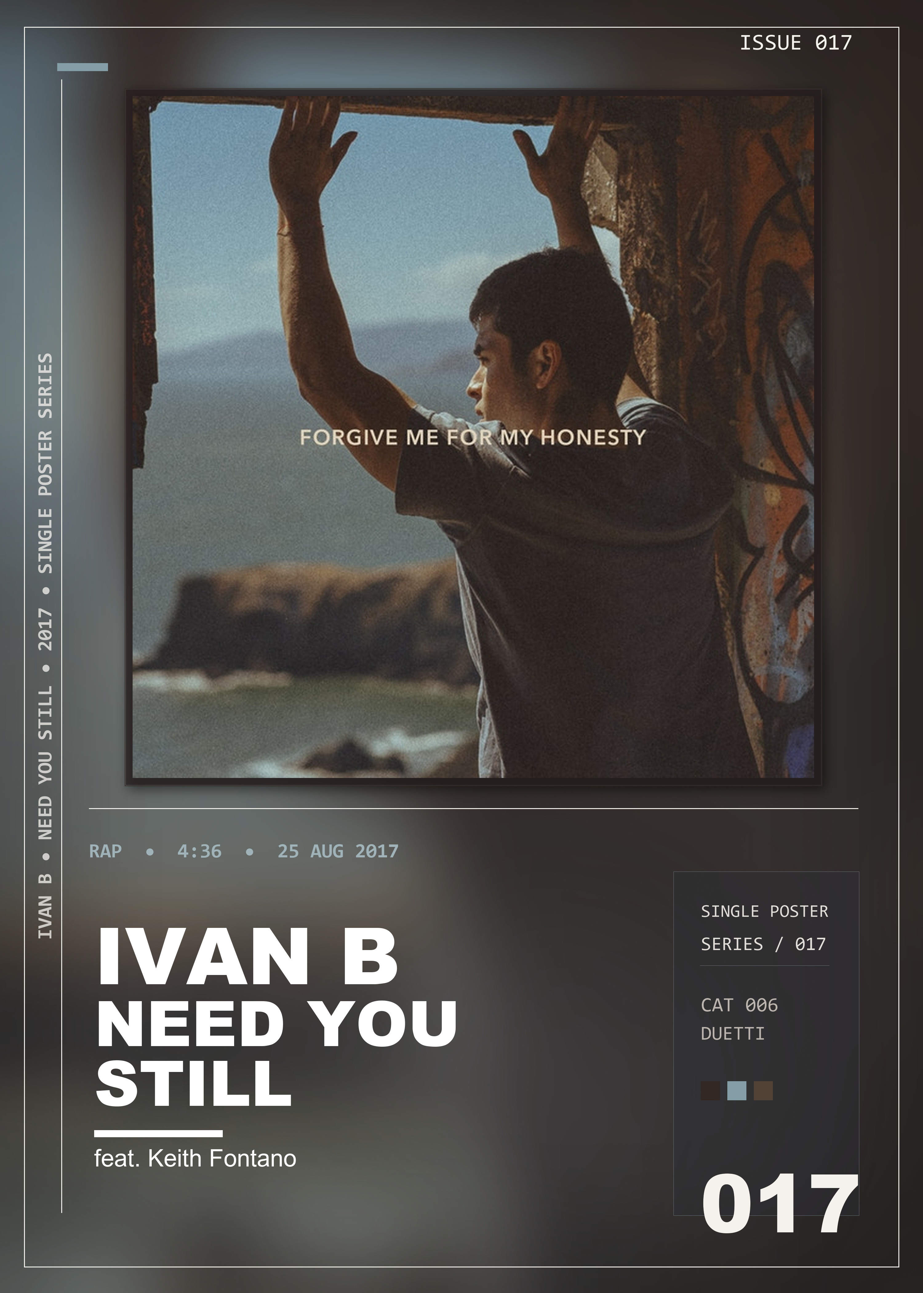Music poster: Ivan B - Need You Still feat Keith Fontano