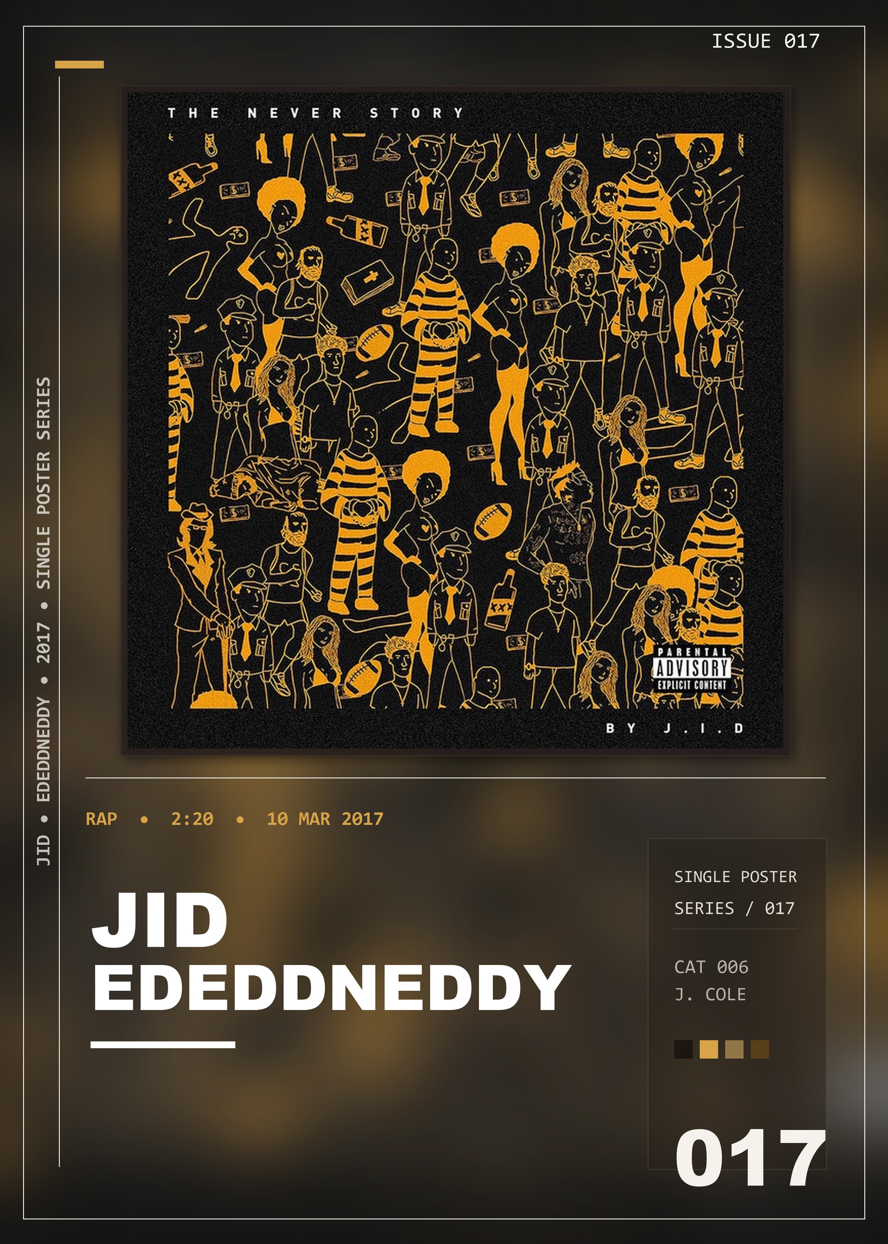 Music poster: JID - EdEddnEddy