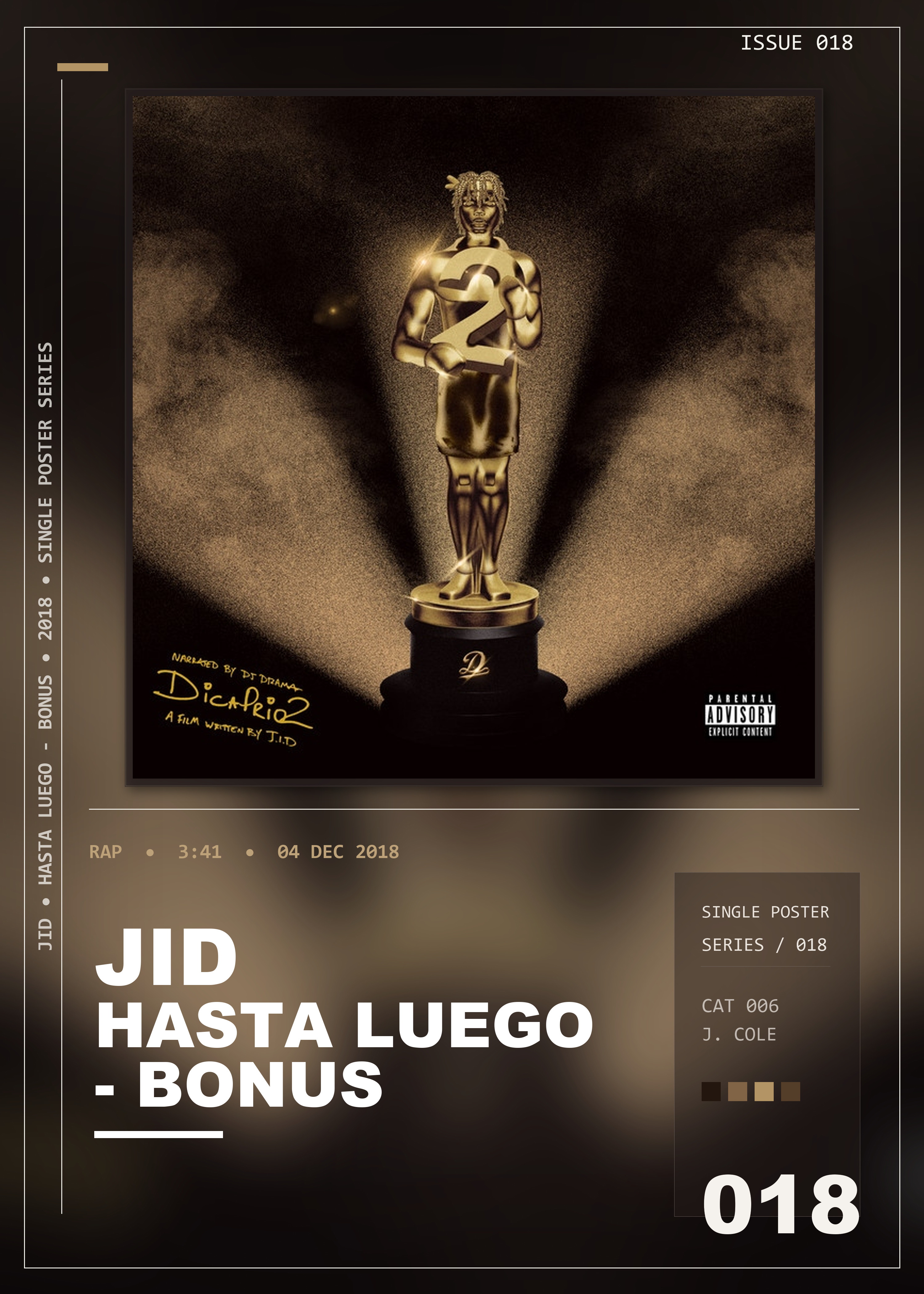 Music poster: JID - Hasta Luego - Bonus
