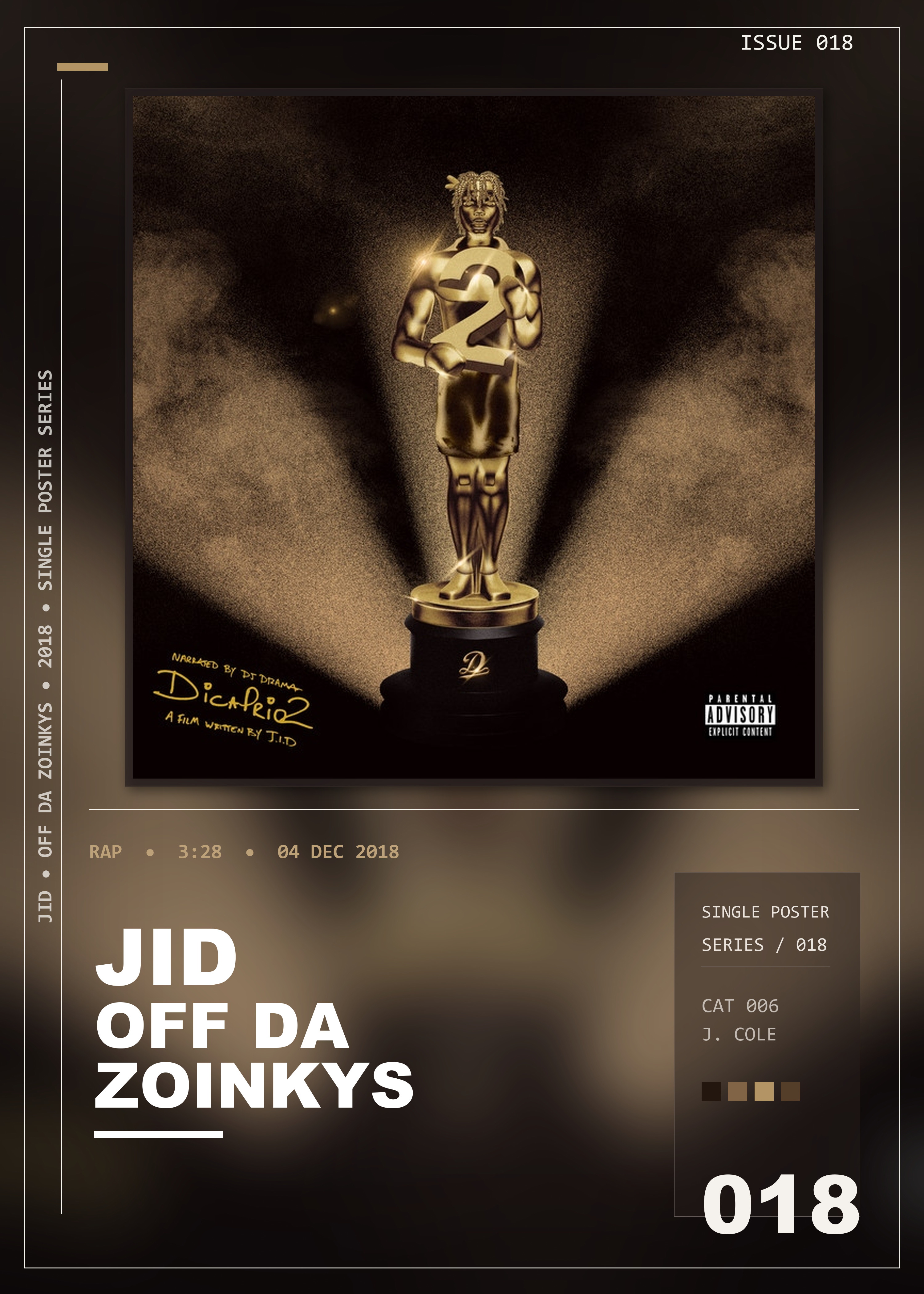 Music poster: JID - Off Da Zoinkys