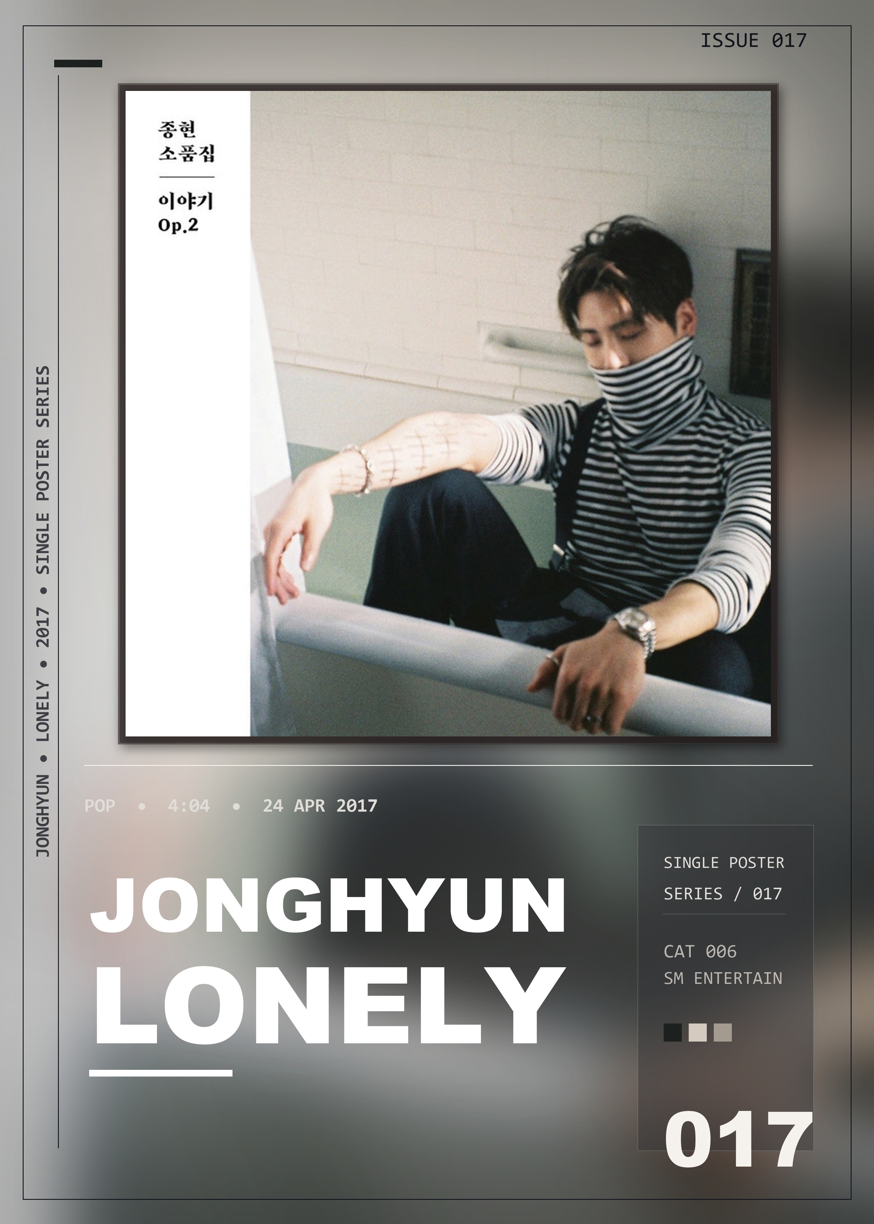 Music poster: JONGHYUN - Lonely