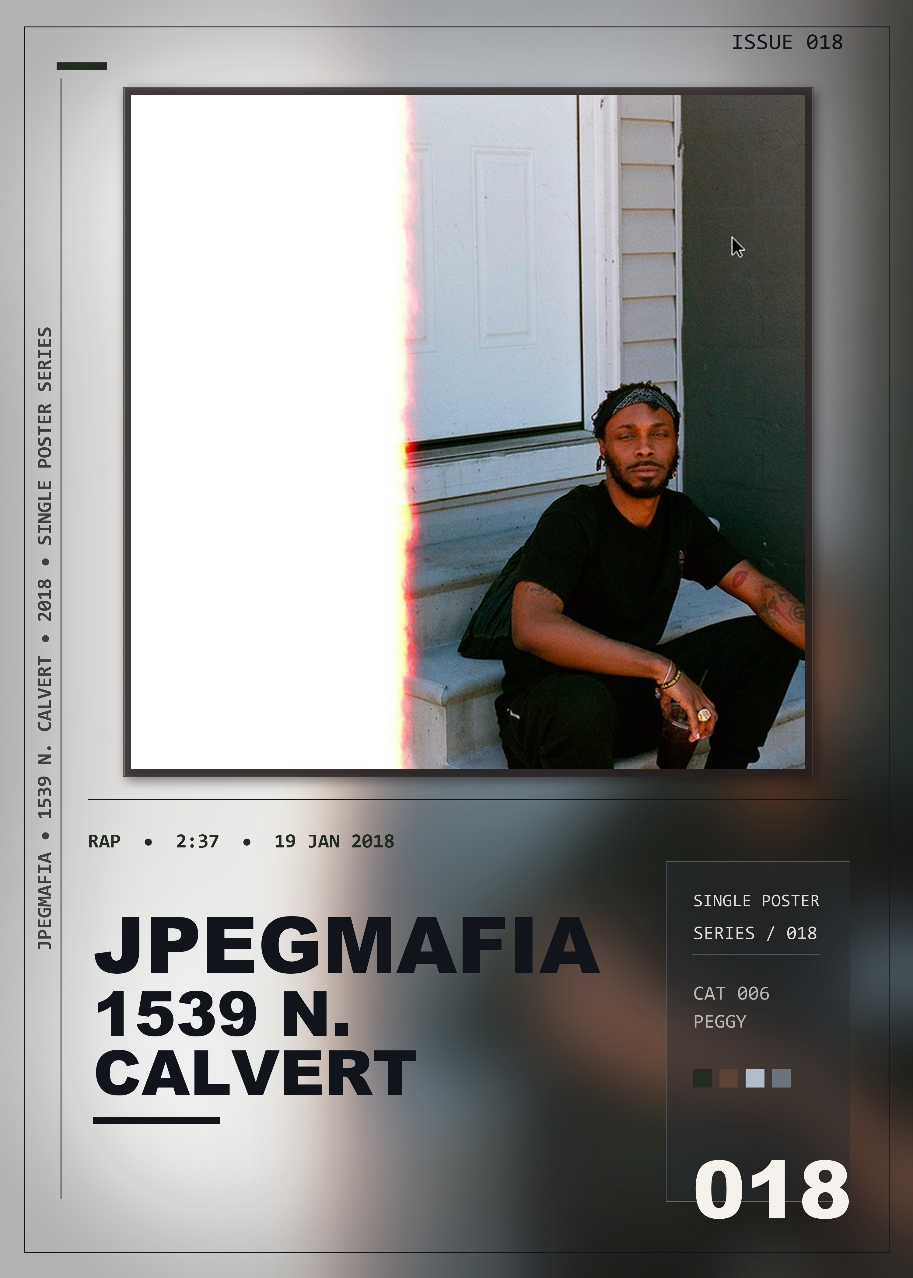 Music poster: JPEGMAFIA - 1539 N Calvert