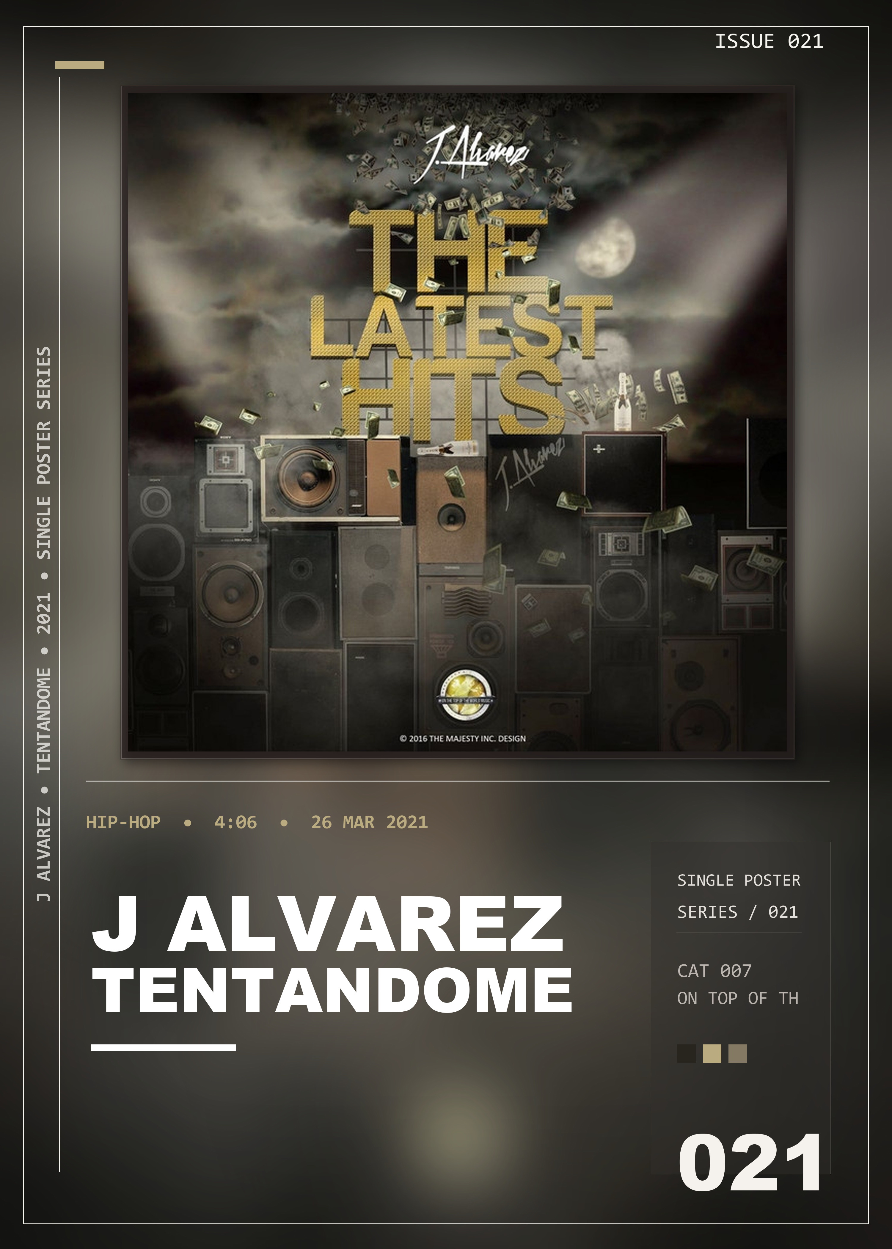 Music poster: J Alvarez - Tentandome