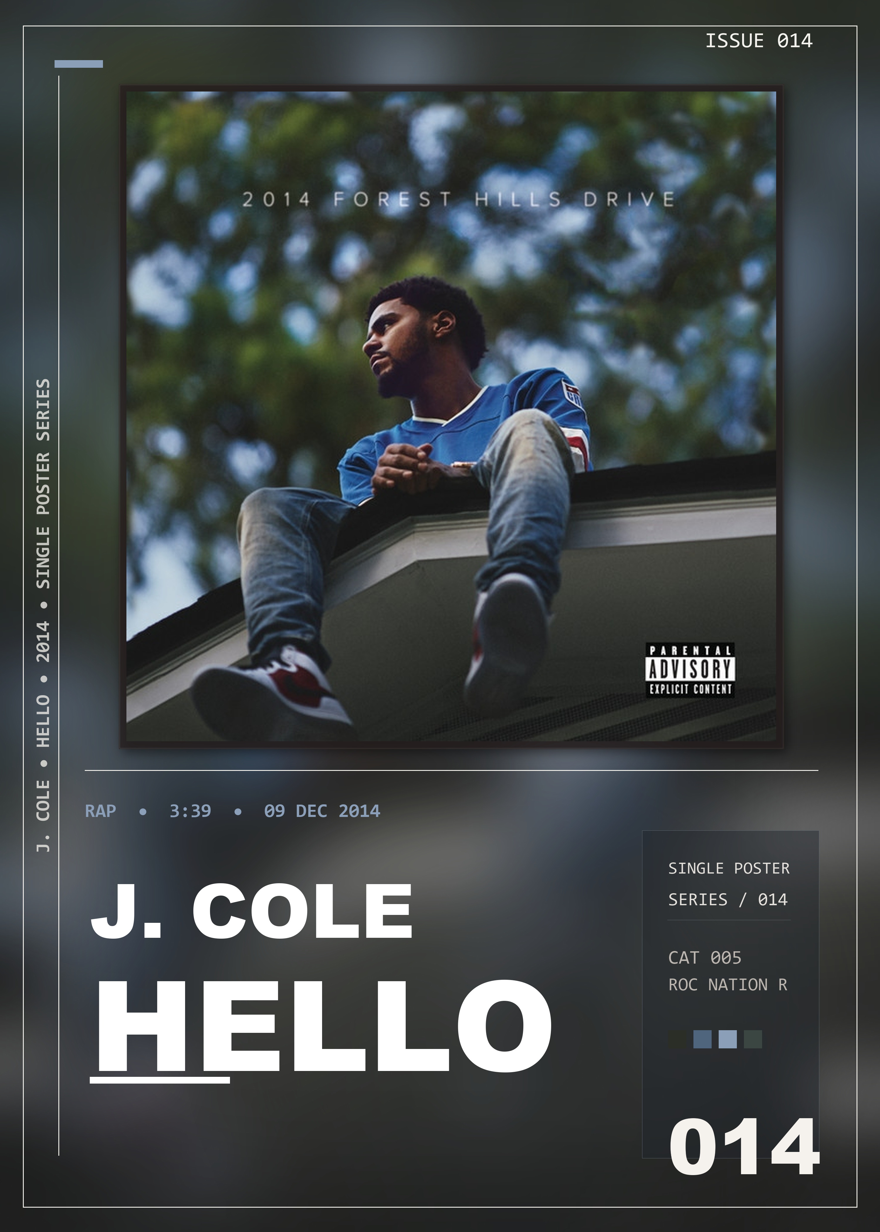 Music poster: J Cole - Hello