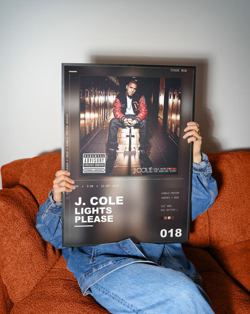 Music poster: J Cole - Lights Please
