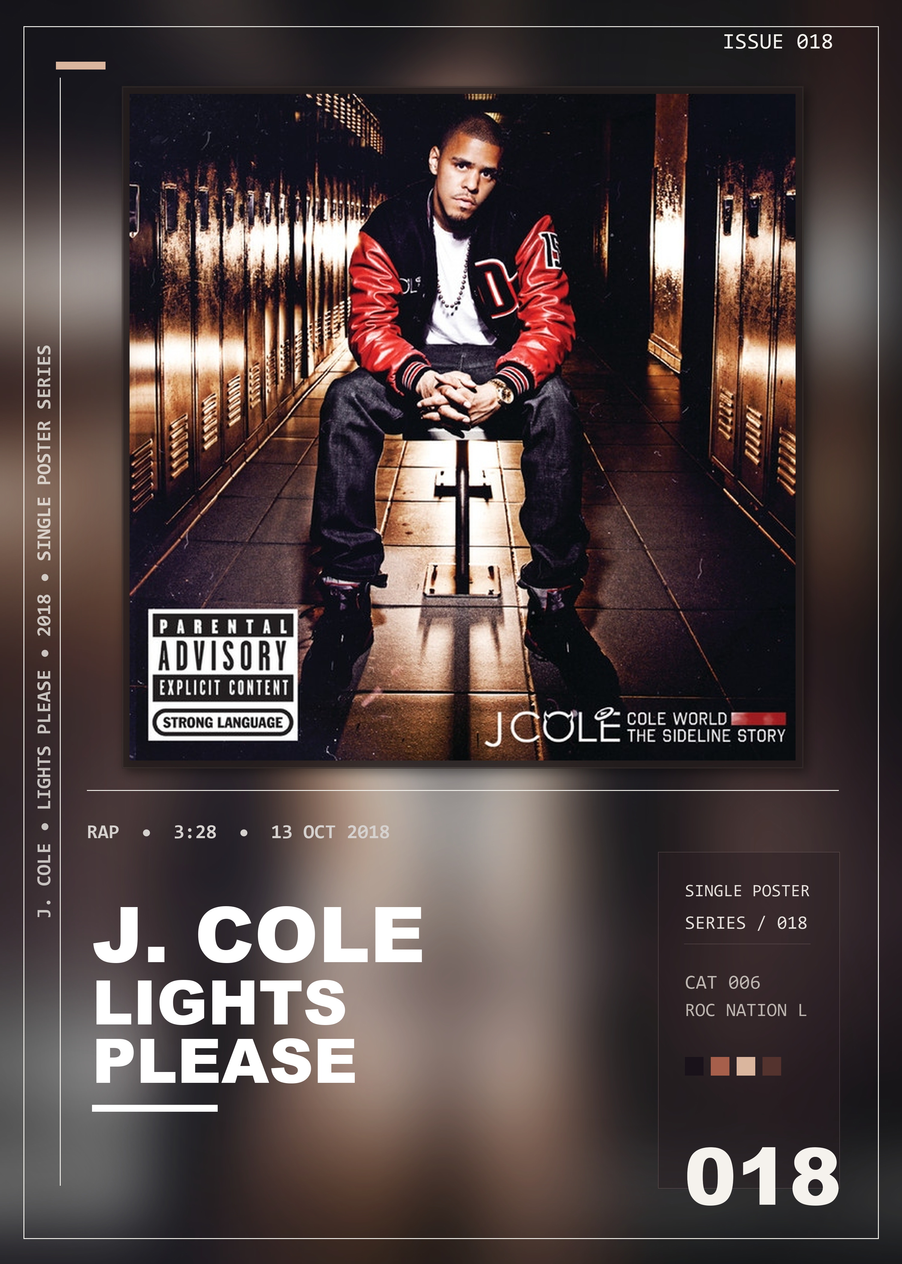 Music poster: J Cole - Lights Please