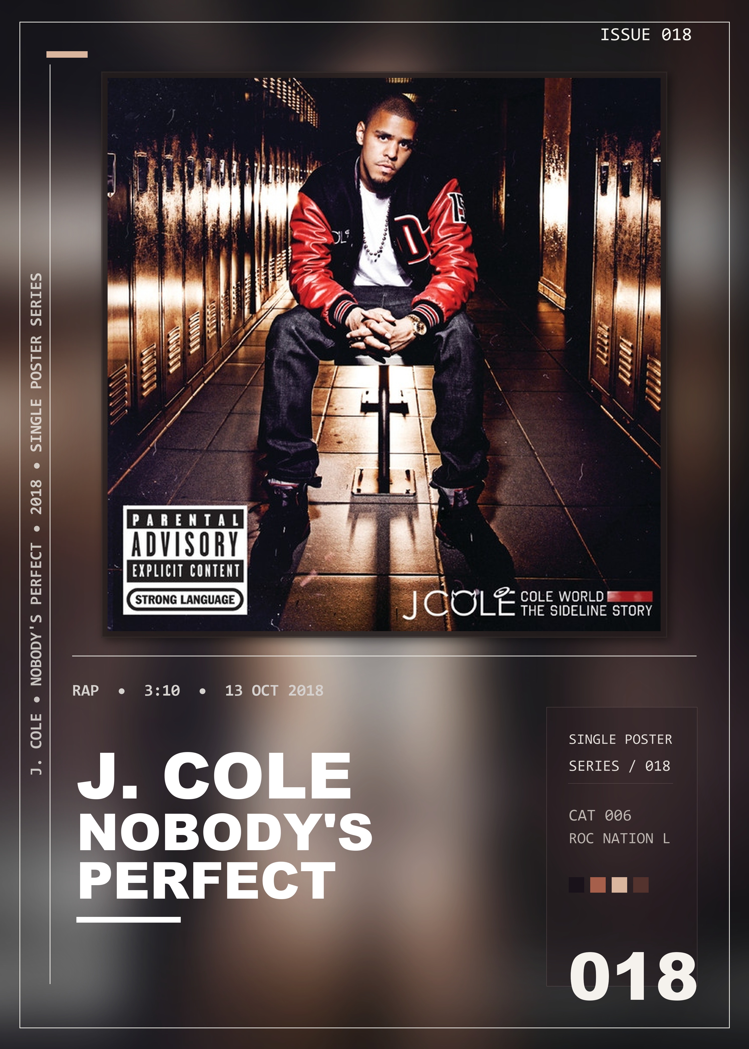 Music poster: J Cole - Nobodys Perfect