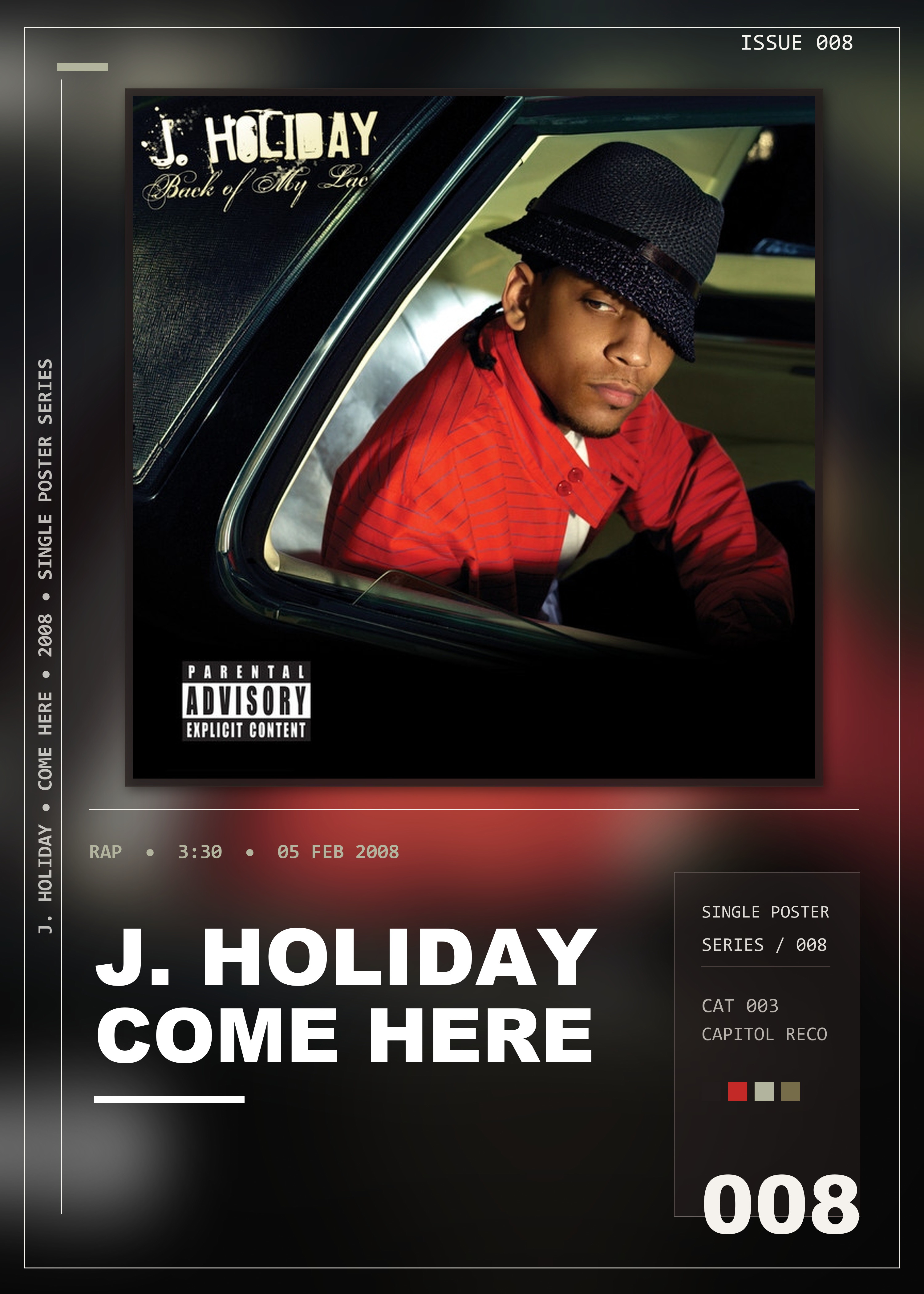 Music poster: J Holiday - Come Here