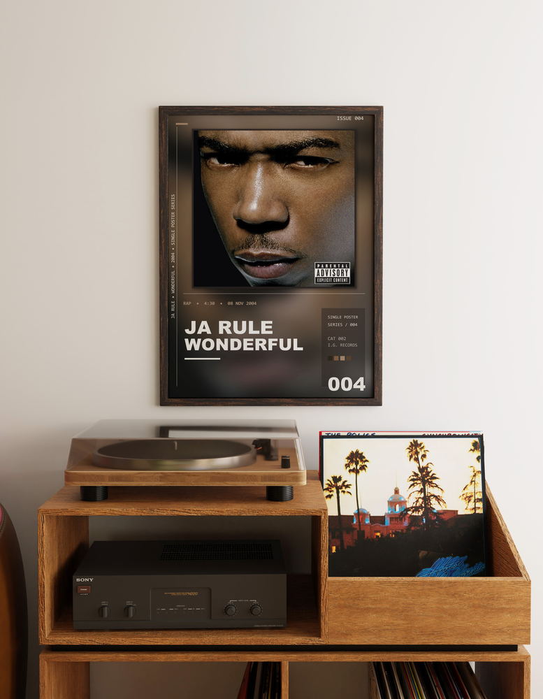 Music poster: Ja Rule - Wonderful