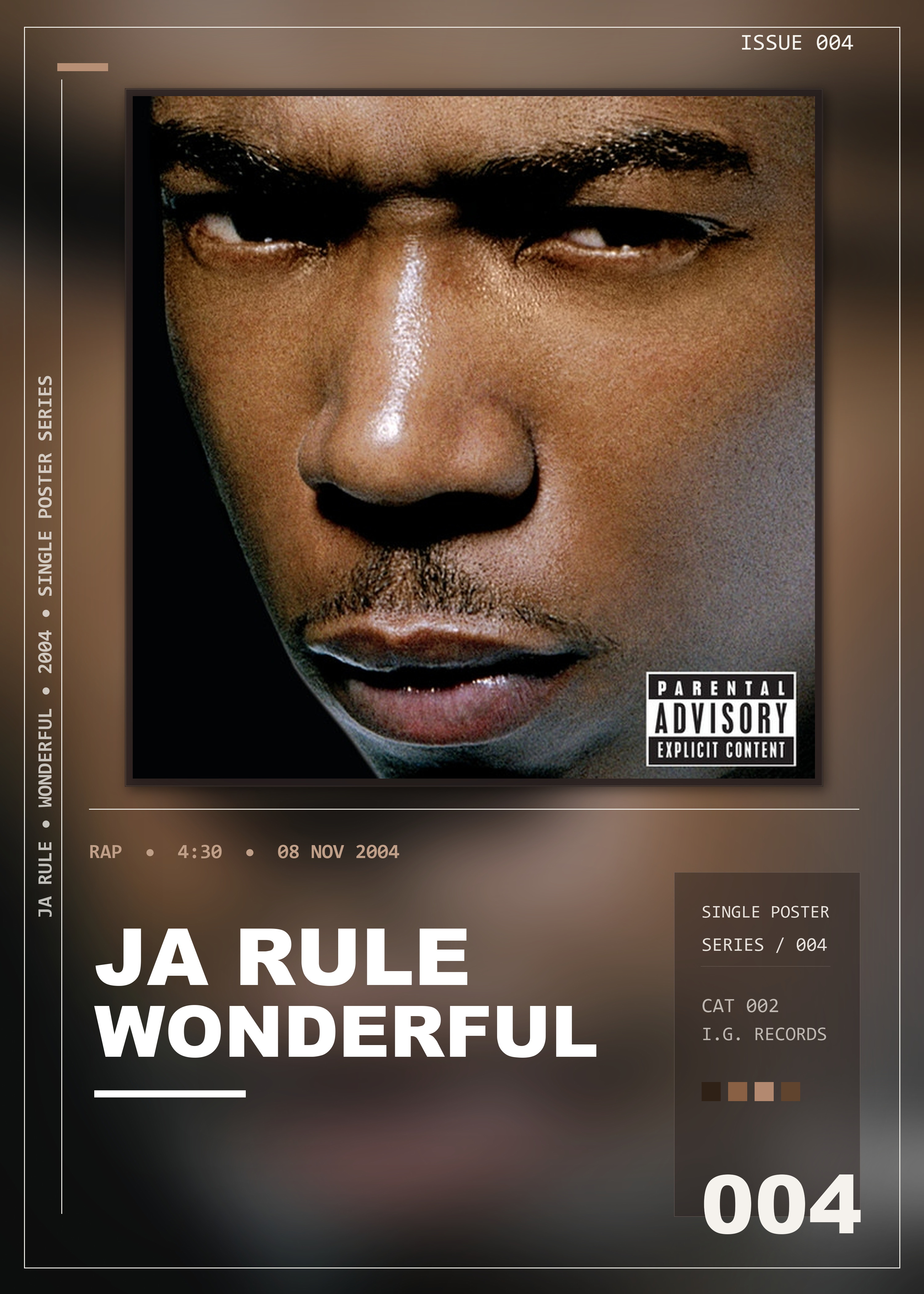 Music poster: Ja Rule - Wonderful