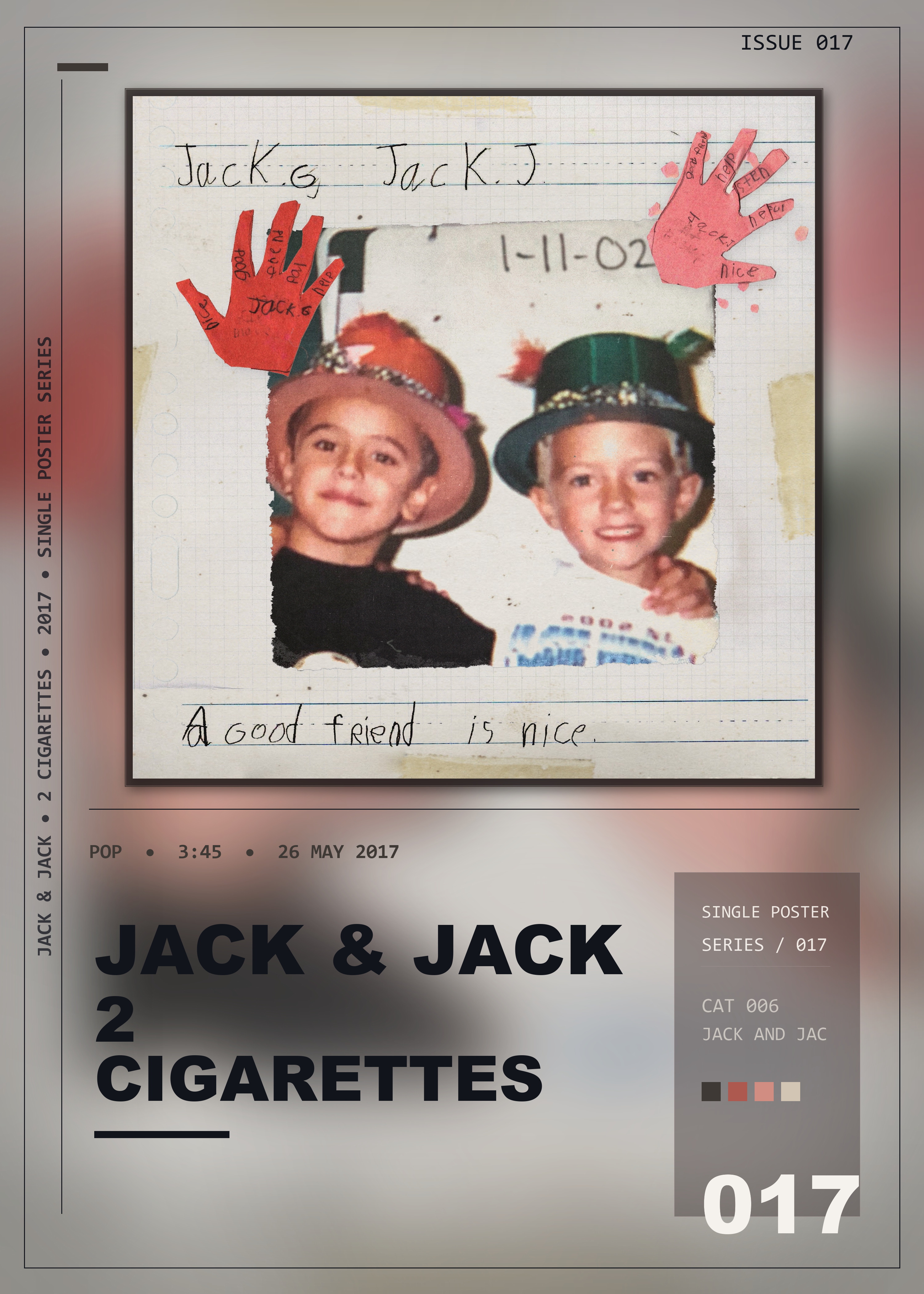 Music poster: Jack Jack - 2 Cigarettes