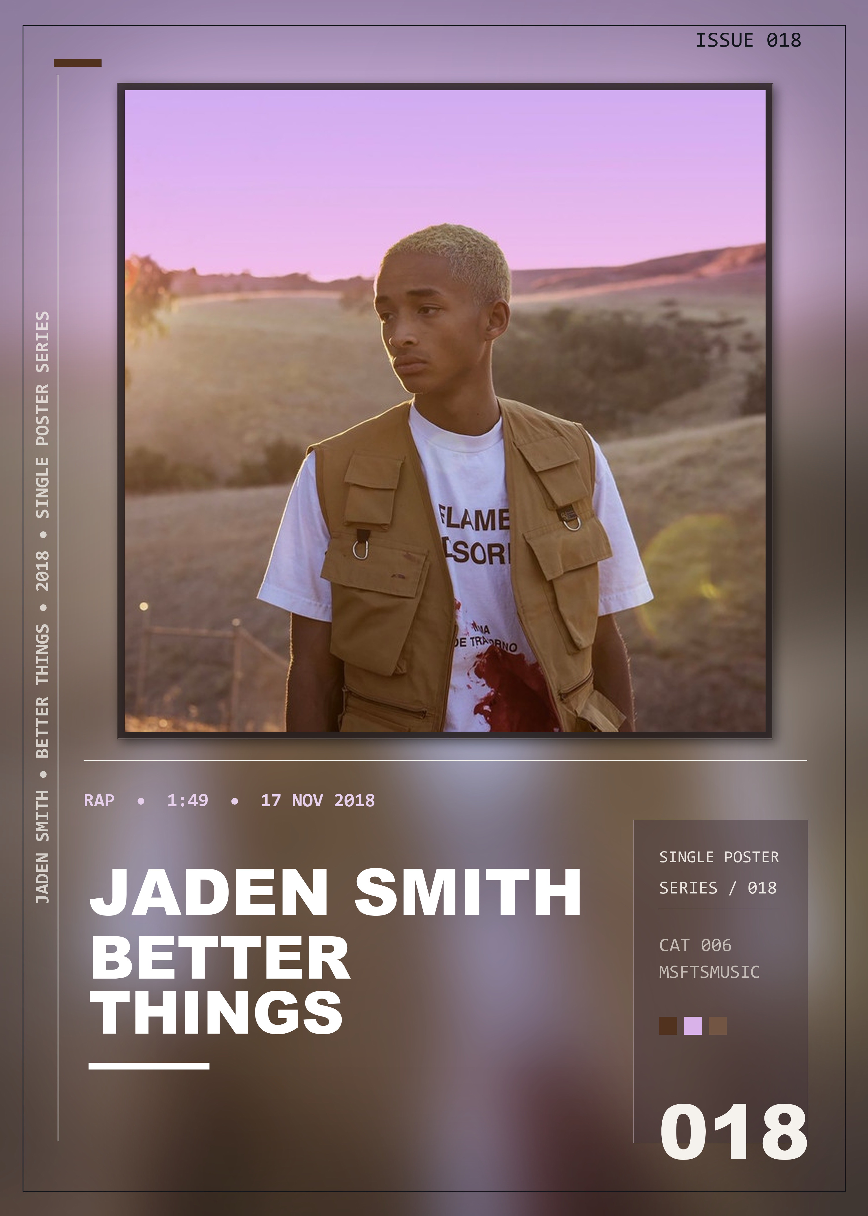 Music poster: Jaden Smith - Better Things