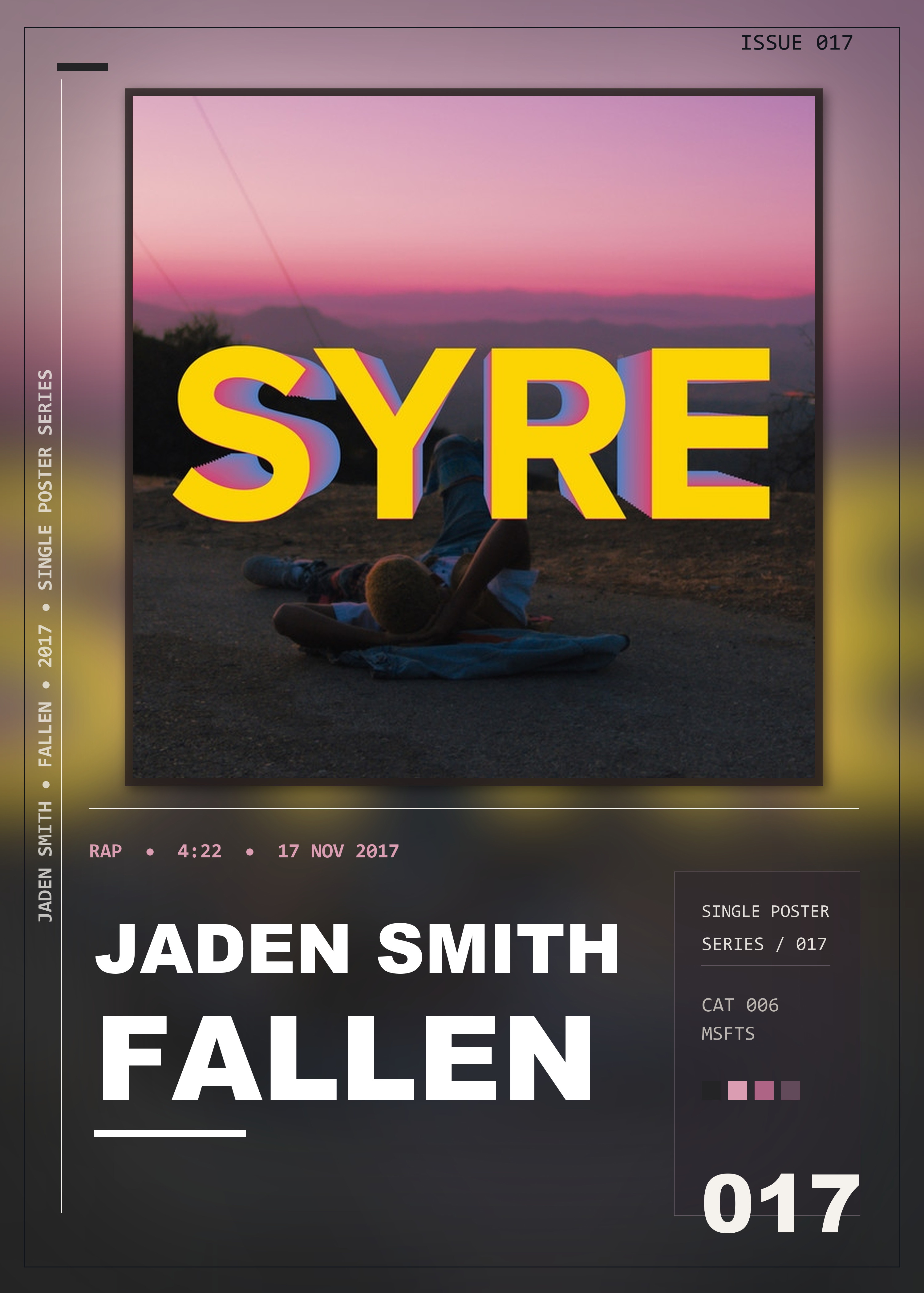 Music poster: Jaden Smith - Fallen
