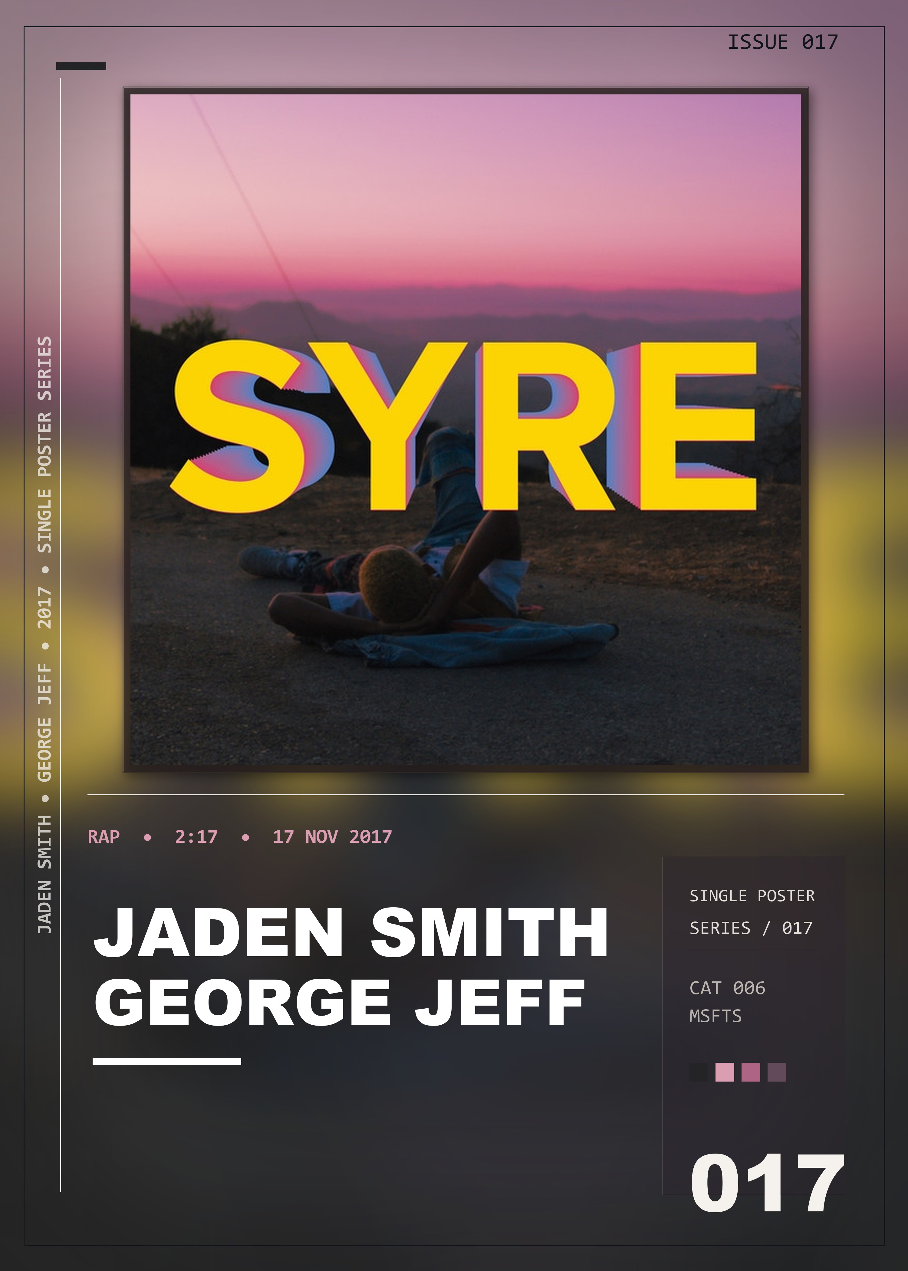 Music poster: Jaden Smith - George Jeff