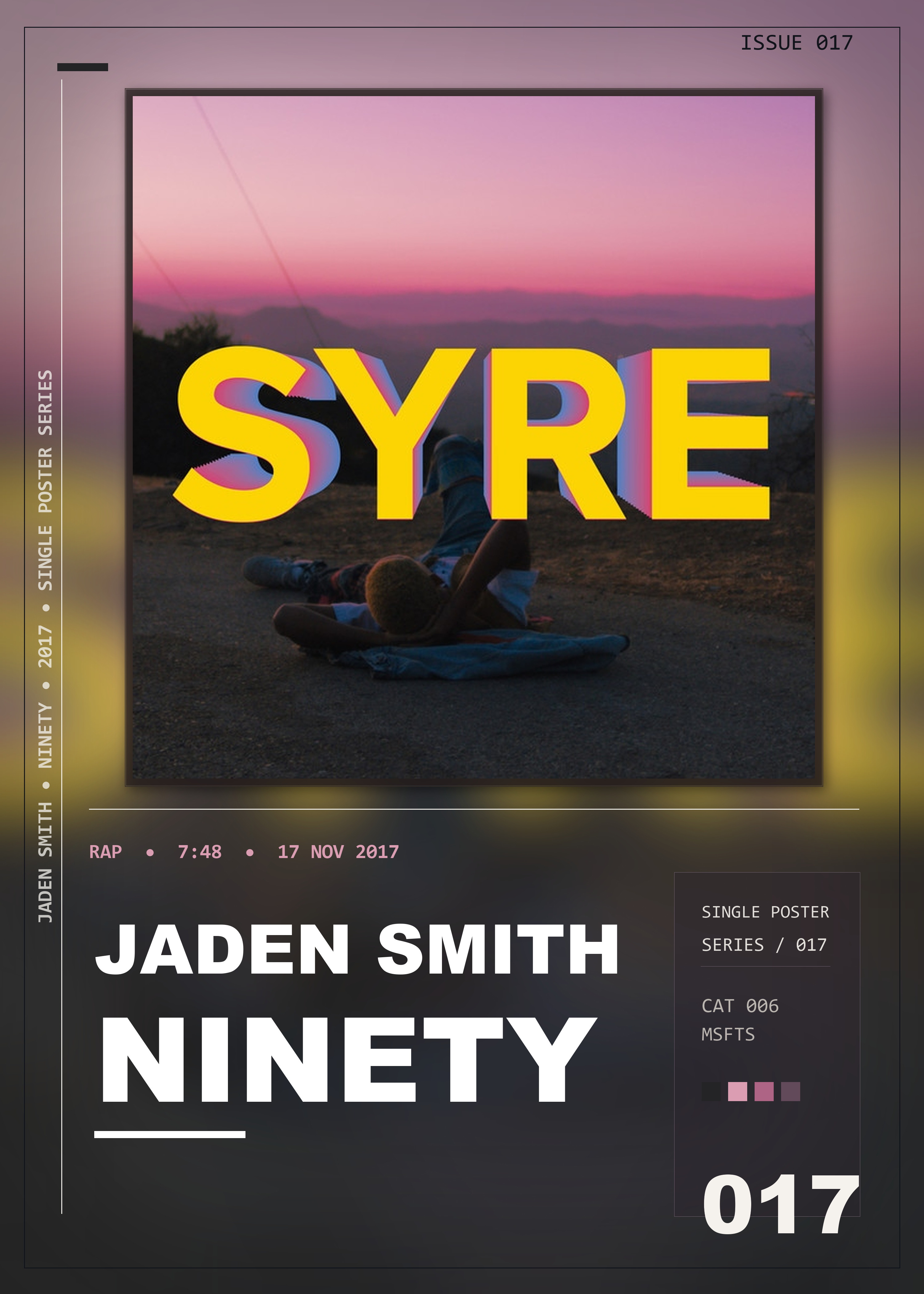Music poster: Jaden Smith - Ninety